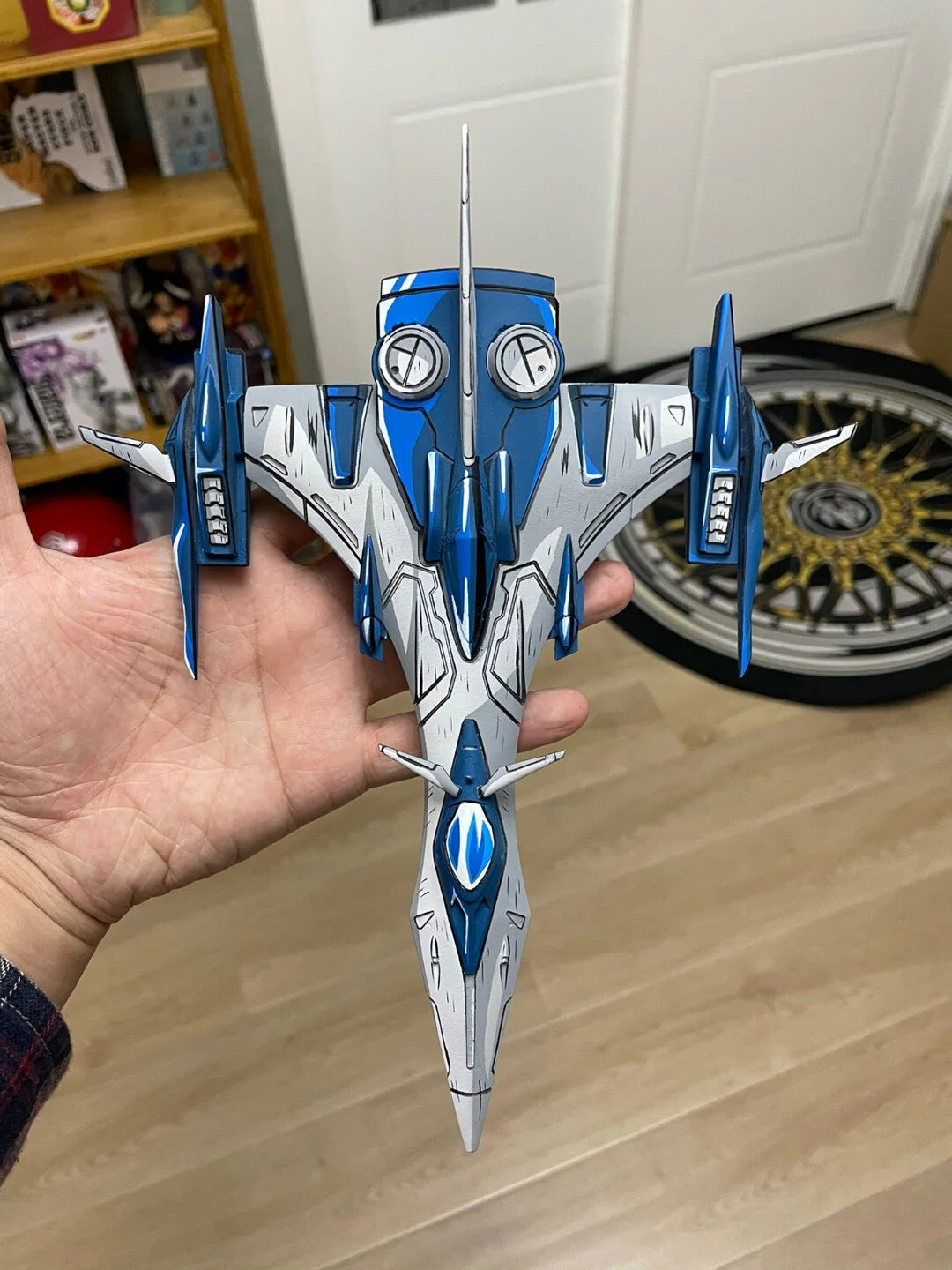 2d comic color  airplane model repaint