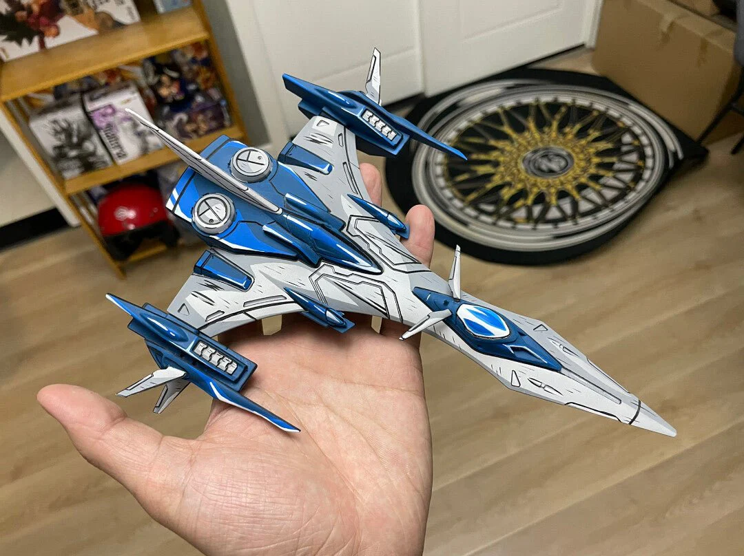 2d comic color  airplane model repaint - Image 3