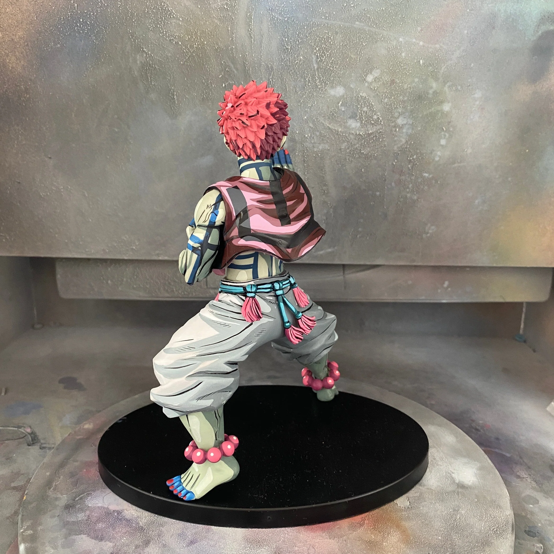 Repaint 2D akaza figure-Demon Slayer: Kimetsu No Yaiba-akaza - Image 3