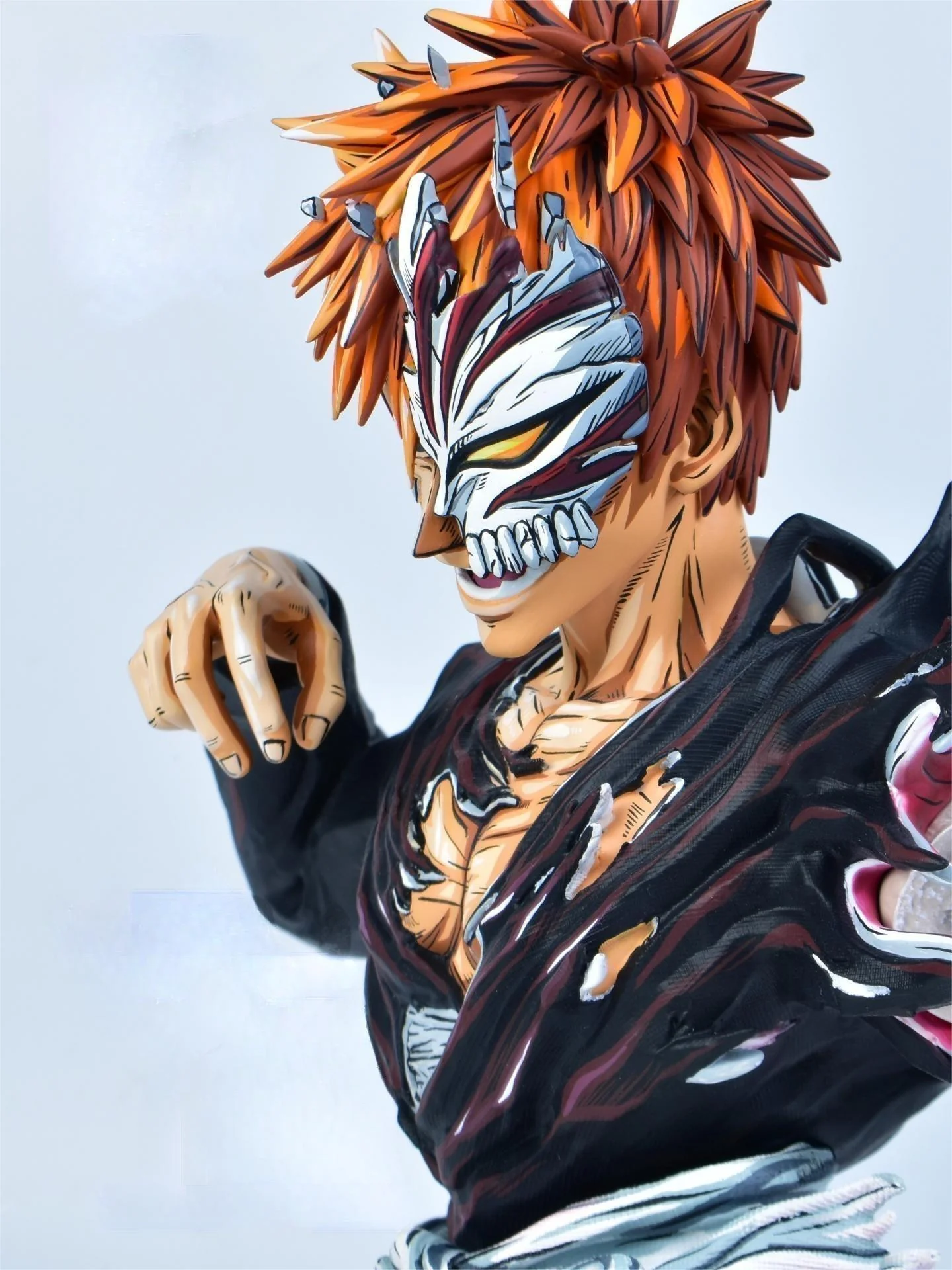 2d comic color bleach figure repaint-bust-Kurosaki Ichigo - Image 3