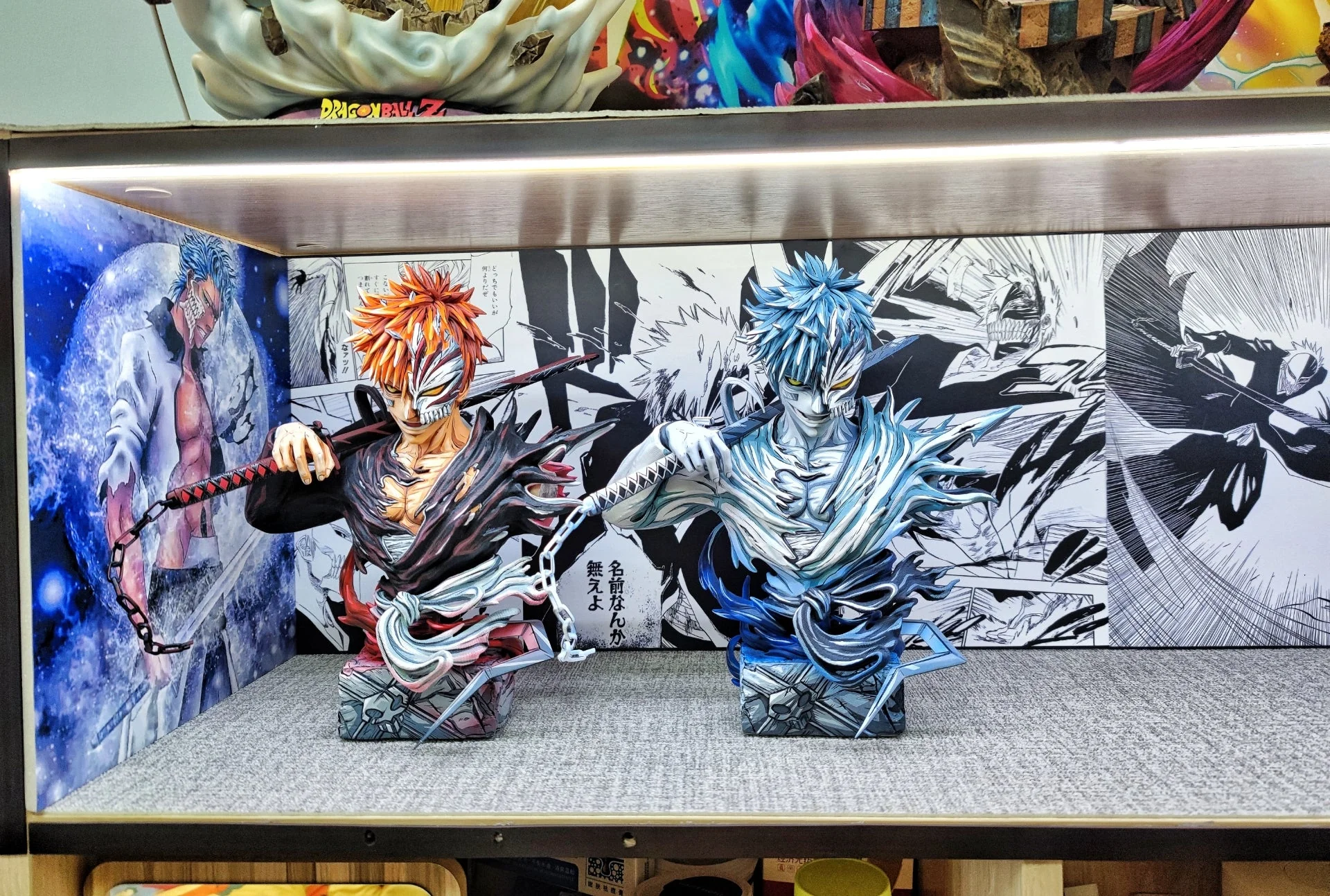 2d comic color bleach figure repaint-bust-Kurosaki Ichigo-black - Image 3