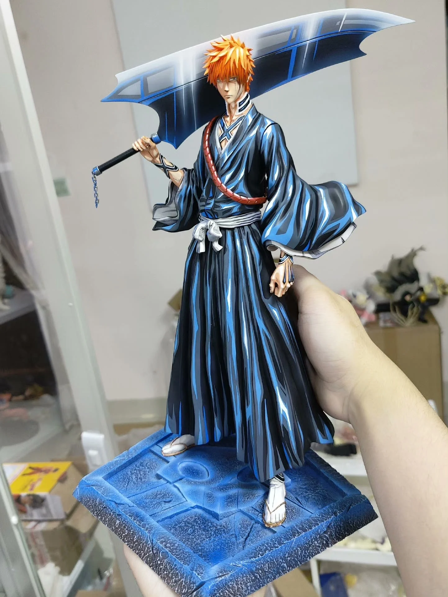 2d comic color bleach figure repaint-Kurosaki Ichigo - Image 3