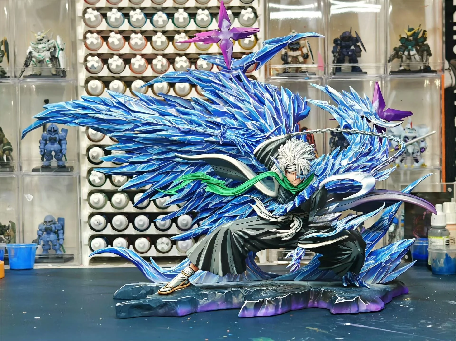 2d comic color comic bleach figure repaint-Tōshirō Hitsugaya - Image 4