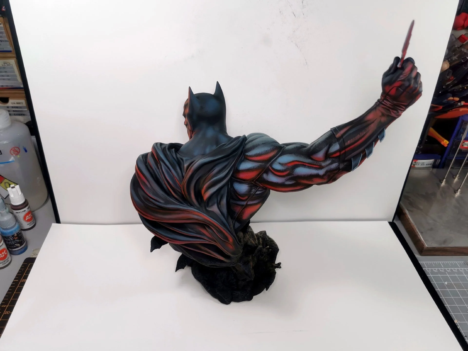 2d comic color comic DC figure repaint-batman-half body - Image 8