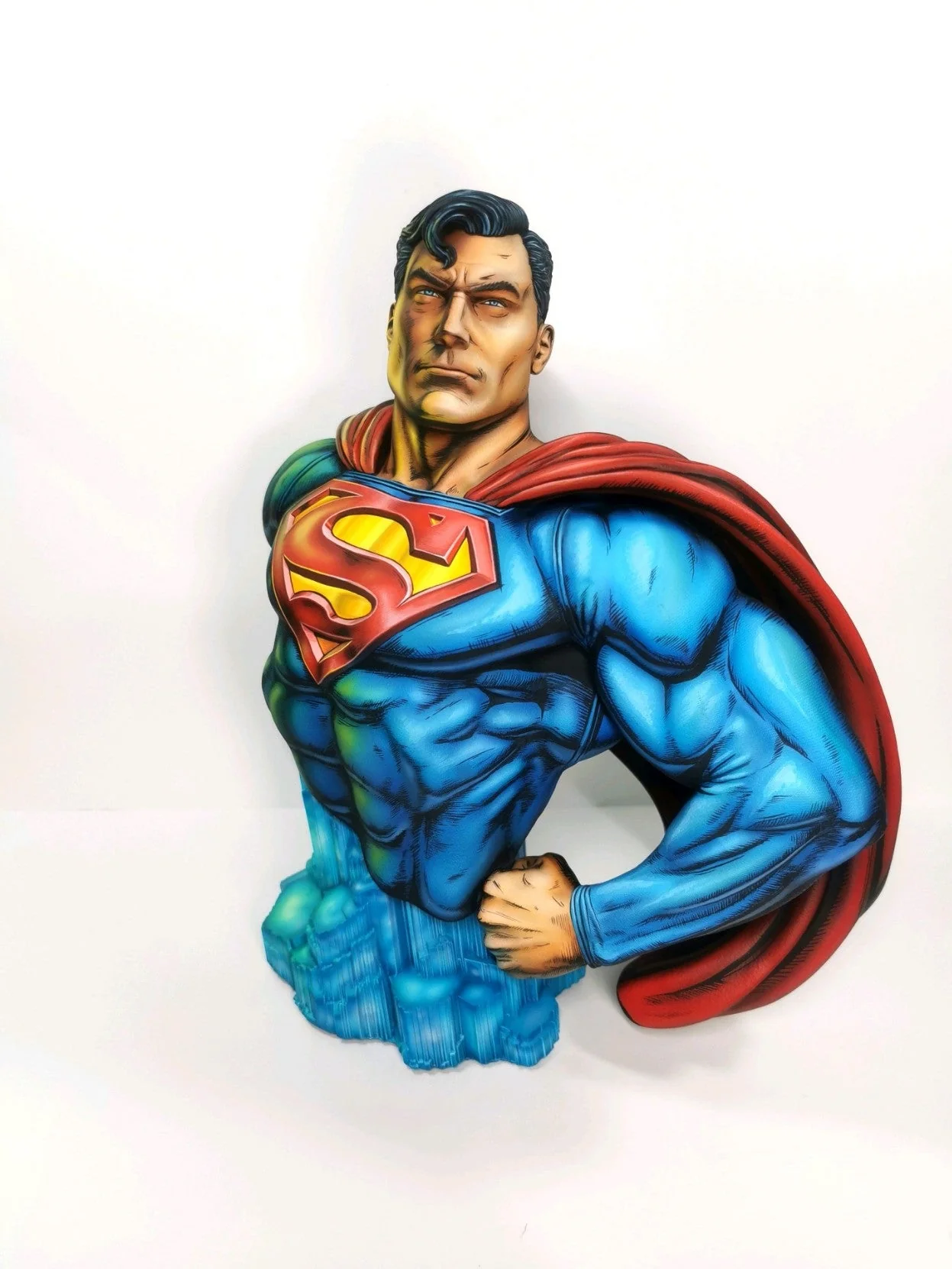 2d comic color comic DC figure repaint-superman-Half body - Image 3
