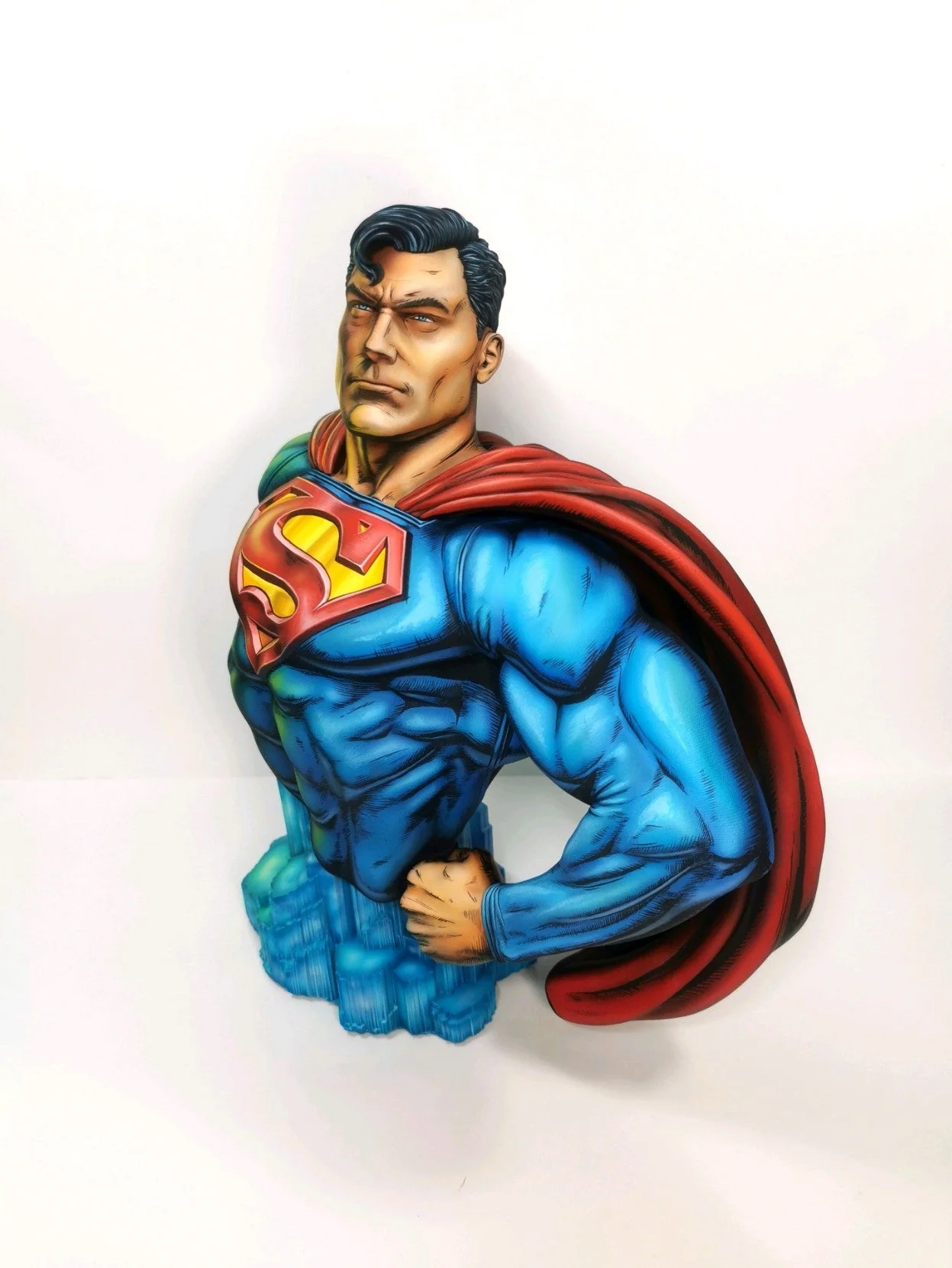 2d comic color comic DC figure repaint-superman-Half body - Image 4