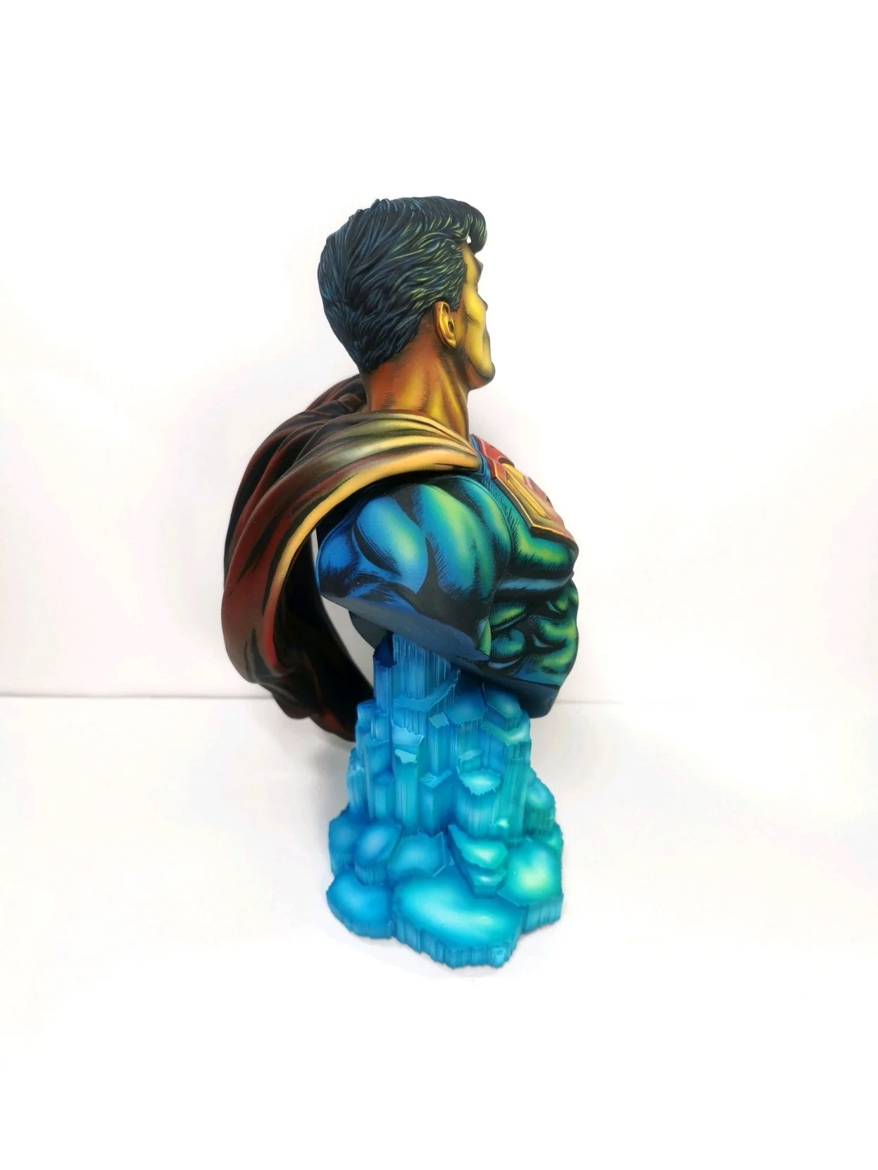 2d comic color comic DC figure repaint-superman-Half body - Image 5
