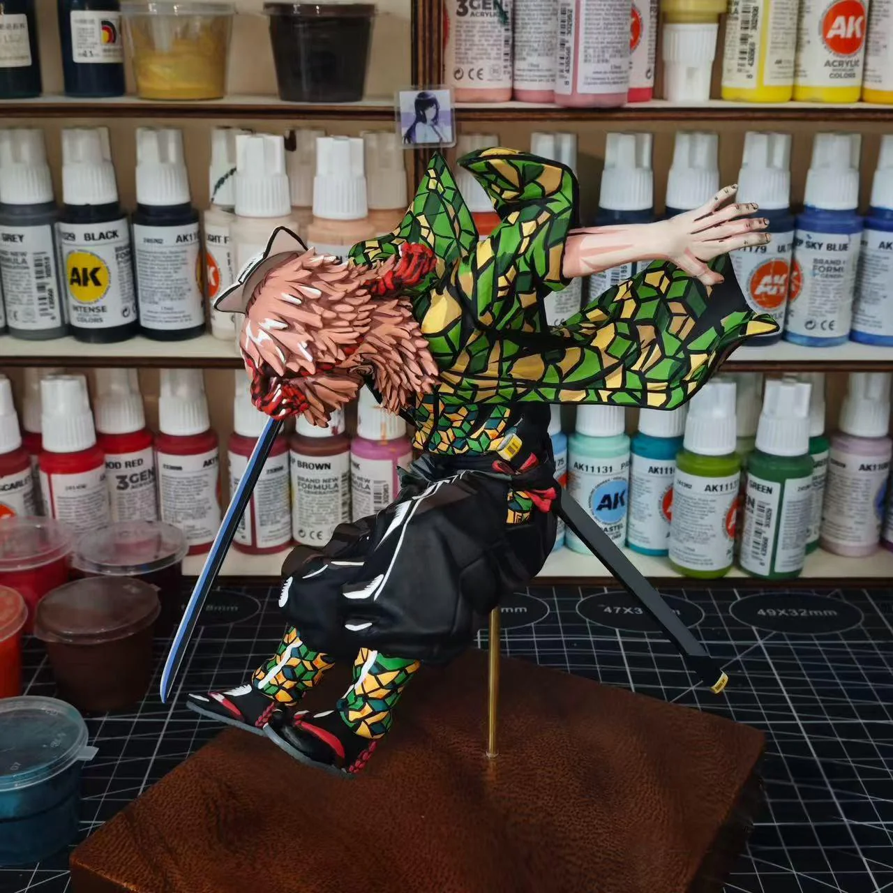 2d comic color comic demon slayer figure repaint-sabito - Image 3