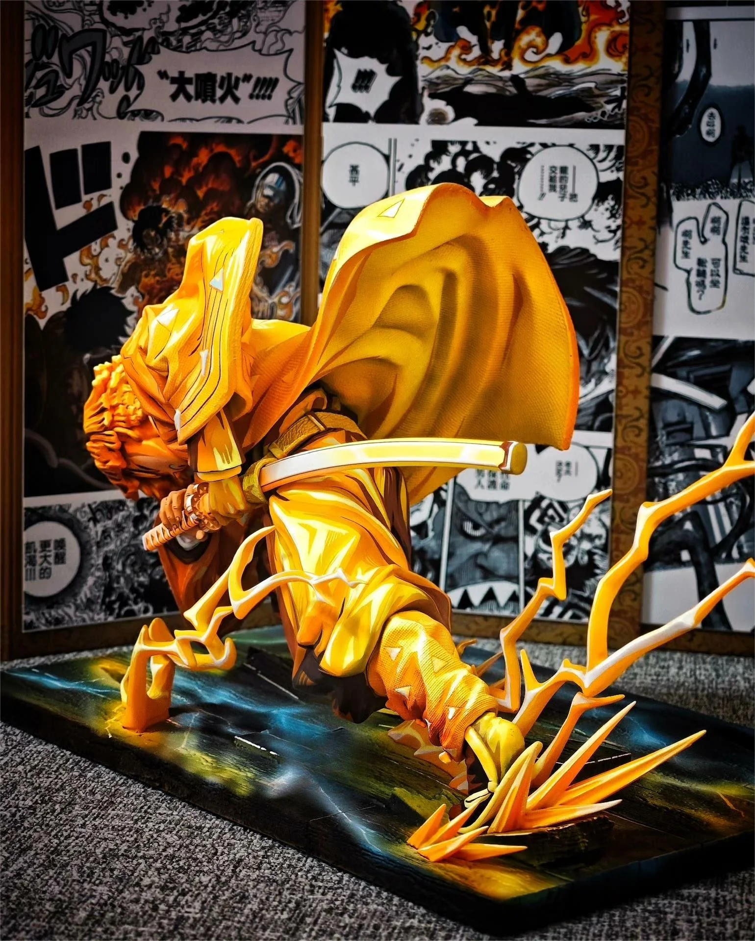 2d comic color comic Demon Slayer figure repaint-Zenitsu Agatsuma - Image 3