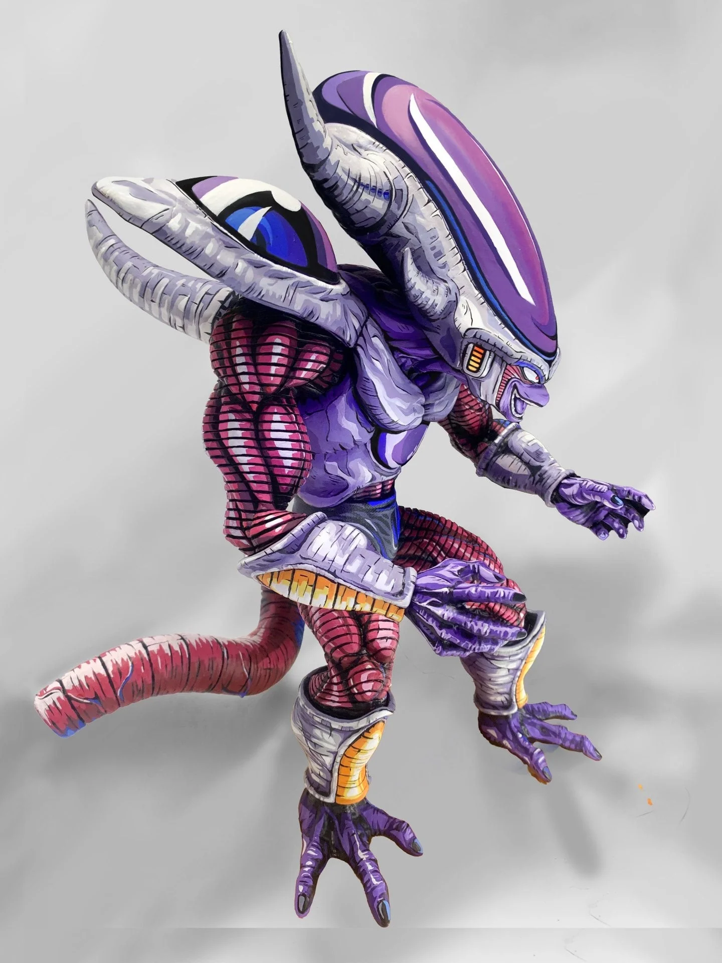 2d comic color comic dragonball figure repaint-Frieza - Image 2