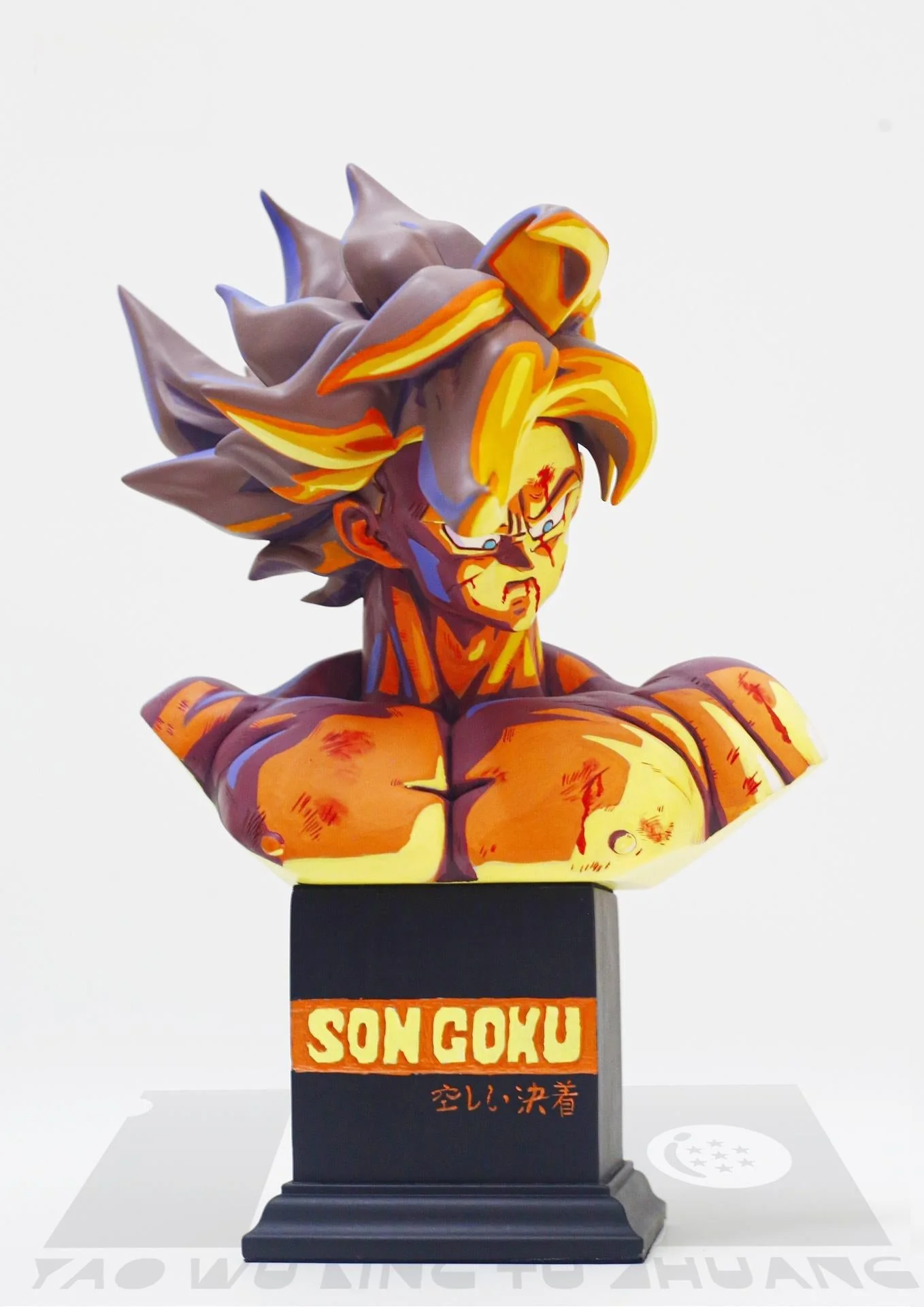 2d comic color comic dragonball figure repaint-goku-bust
