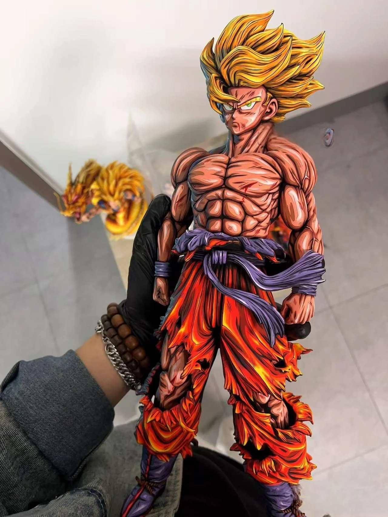 2d comic color comic dragonball figure repaint-goku-game style - Image 3