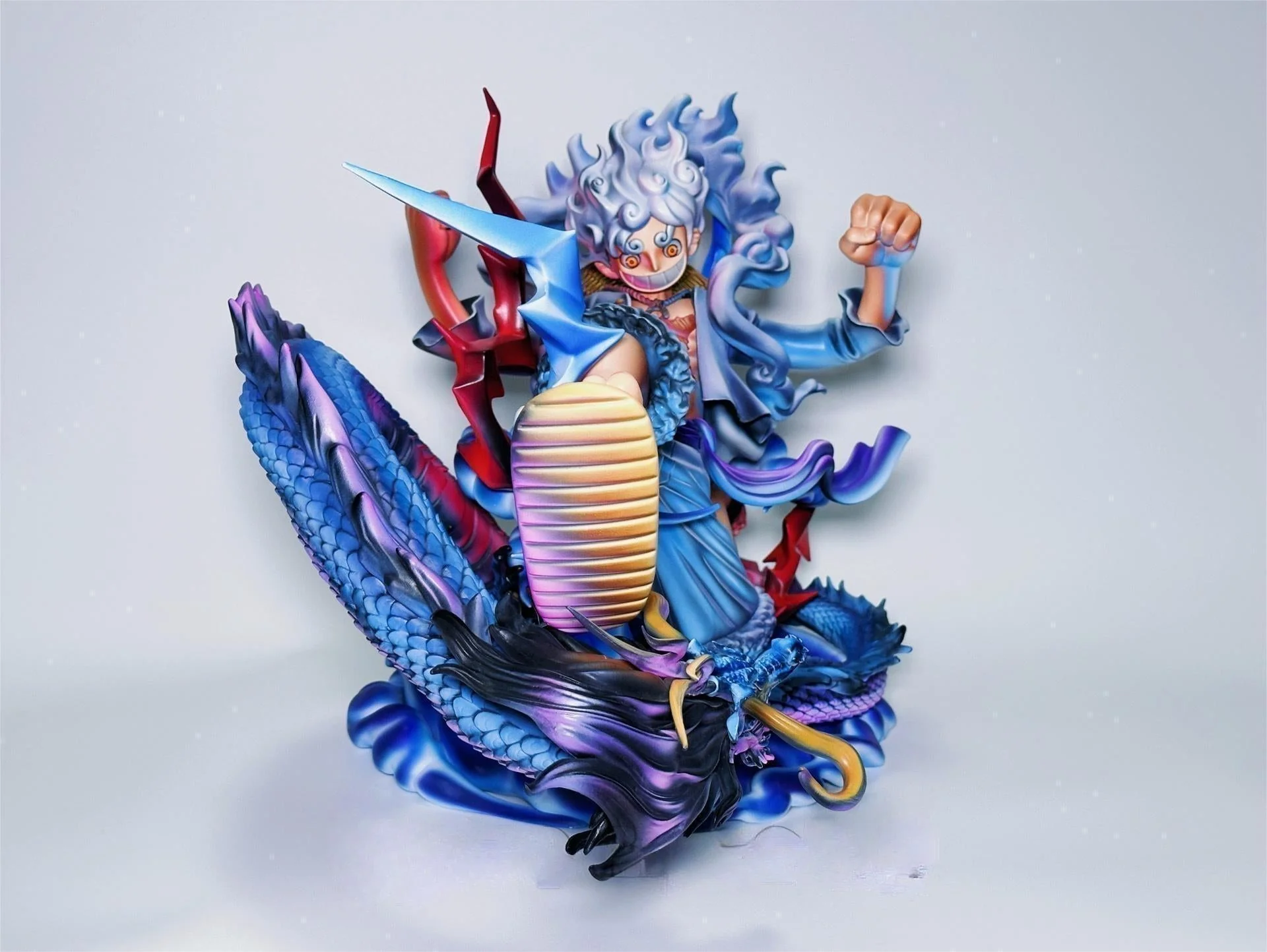 2.5d comic color comic one piece figure repaint- Luffy