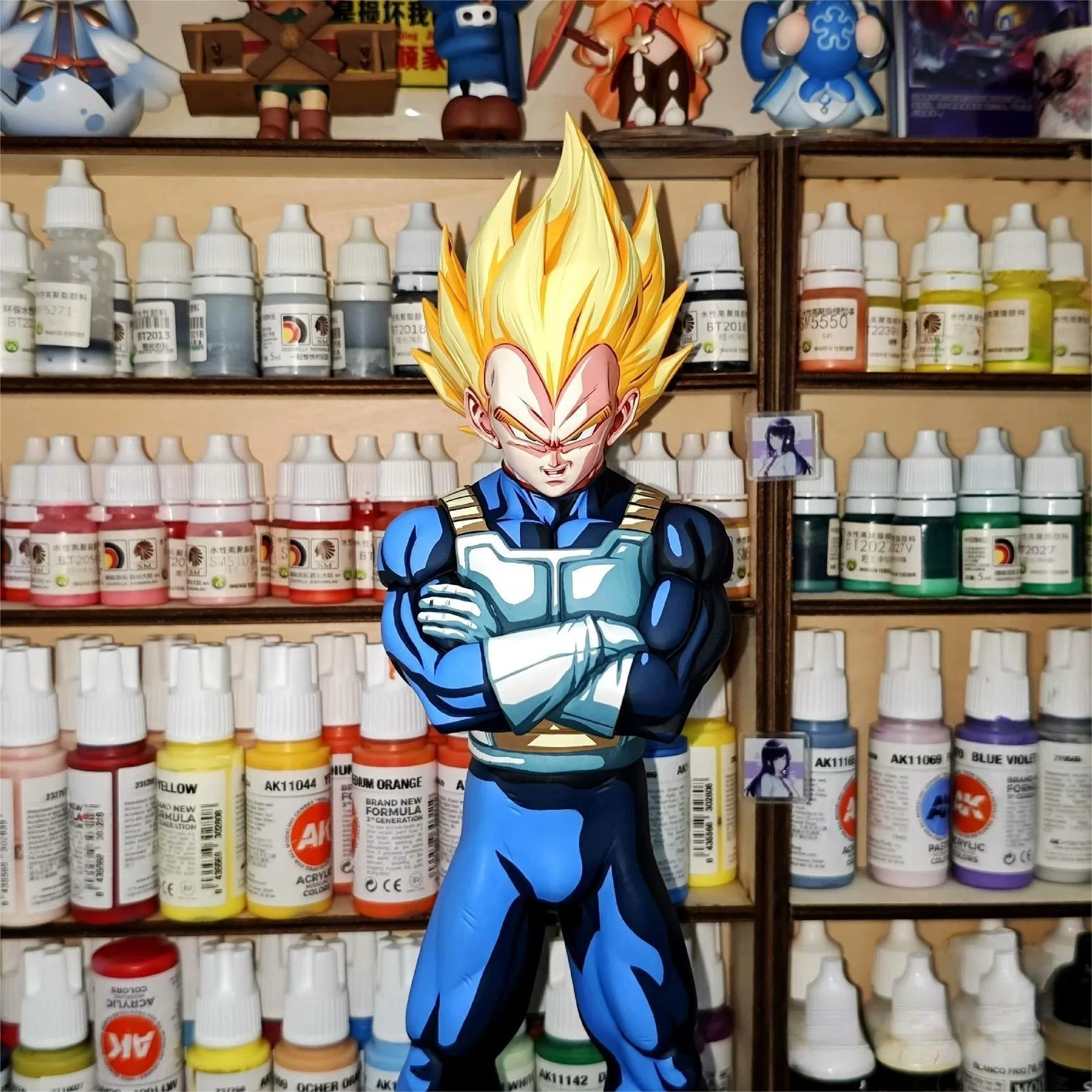 2d comic color comic dragonball figure repaint-Vegeta-gros - Image 5