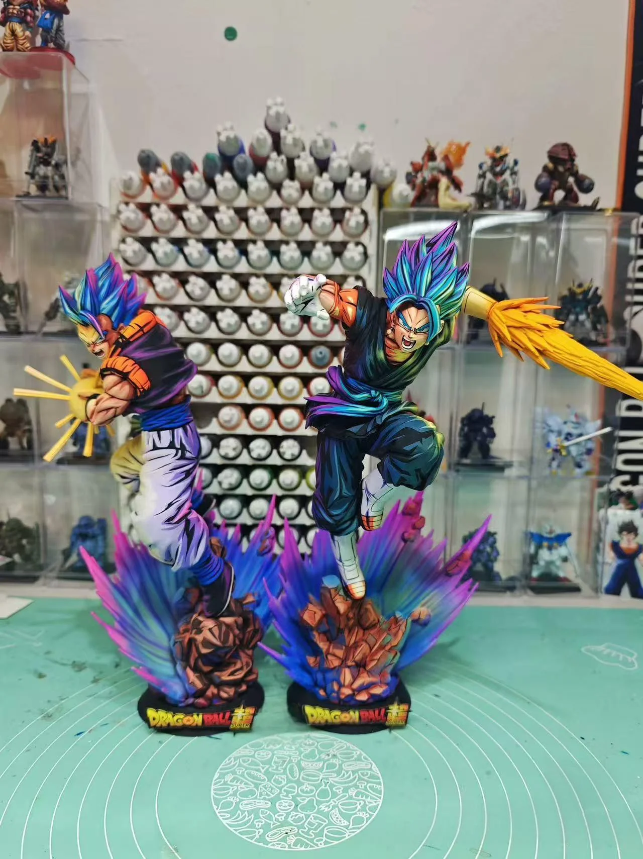 2d comic color comic dragonball figure repaint-vegetto&gogeta