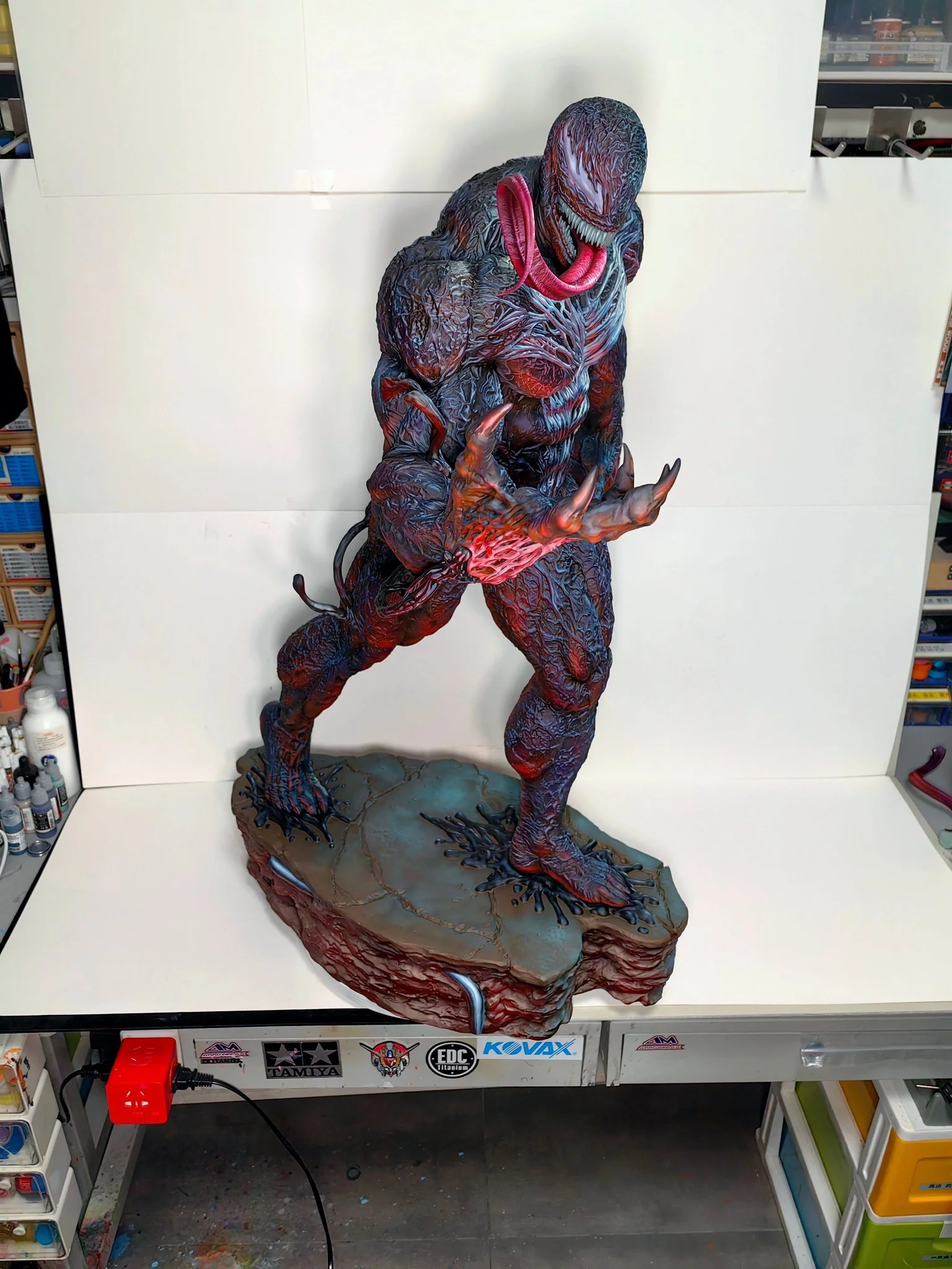 2d comic color comic figure repaint-venom - Image 4