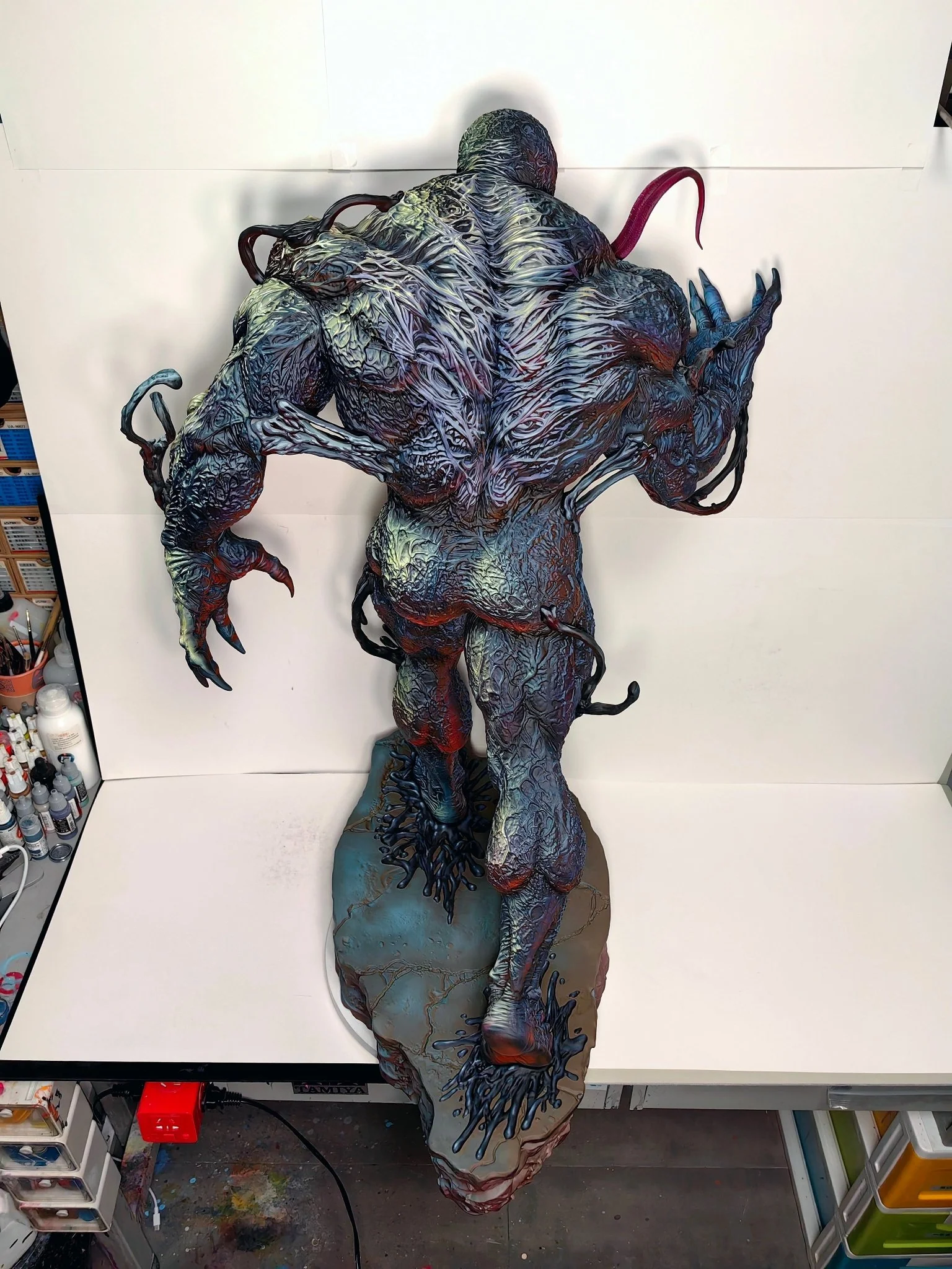 2d comic color comic figure repaint-venom - Image 5