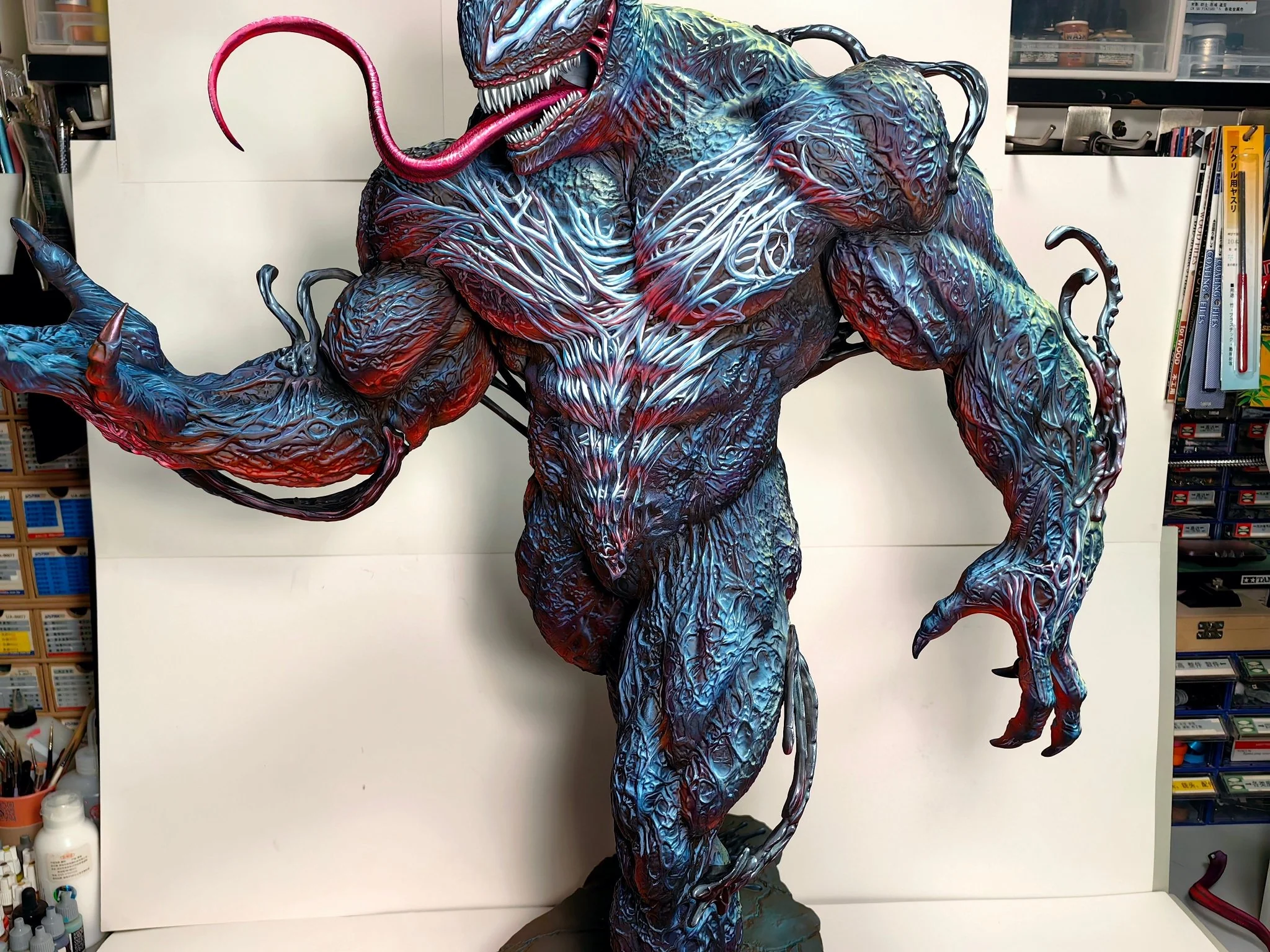 2d comic color comic figure repaint-venom - Image 7