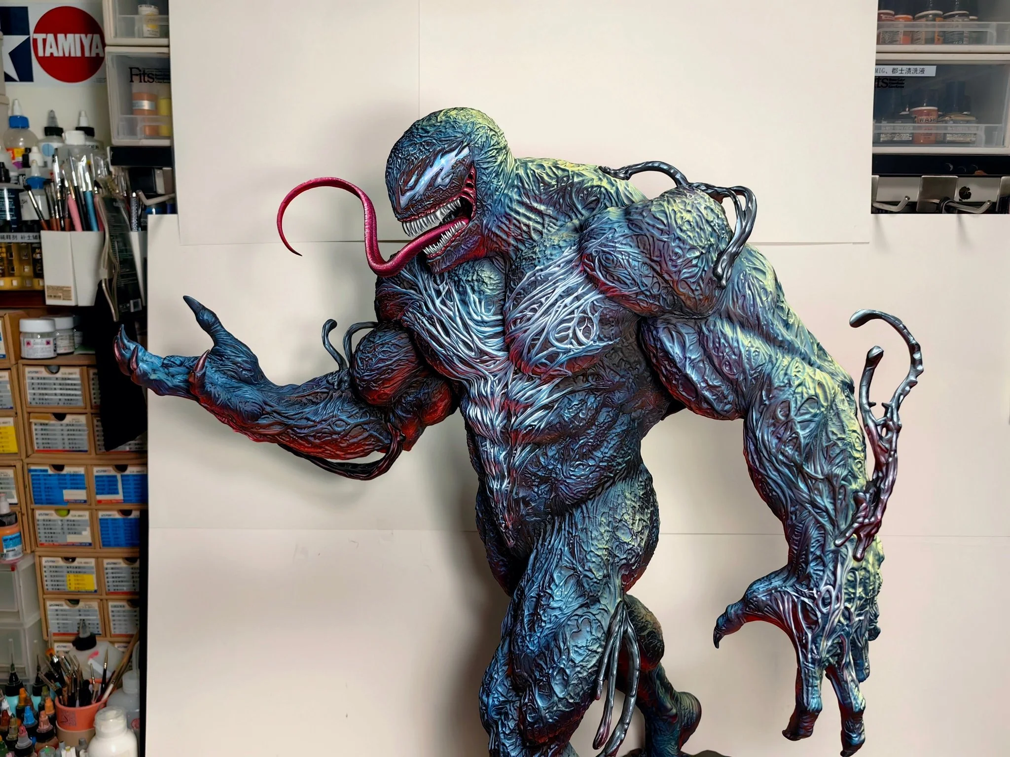2d comic color comic figure repaint-venom - Image 9