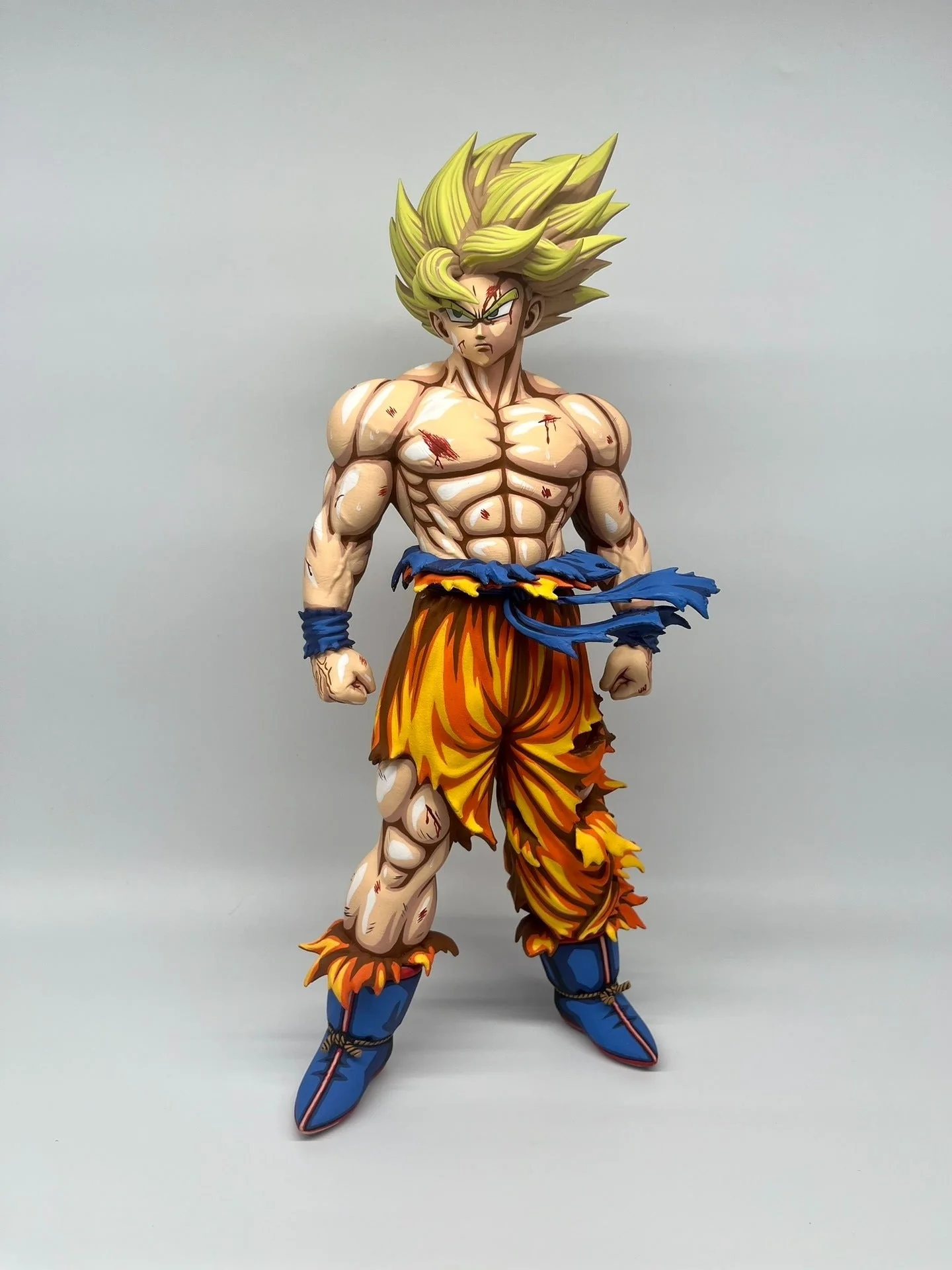 2d comic color comic figure repaint-goku super-dragonball