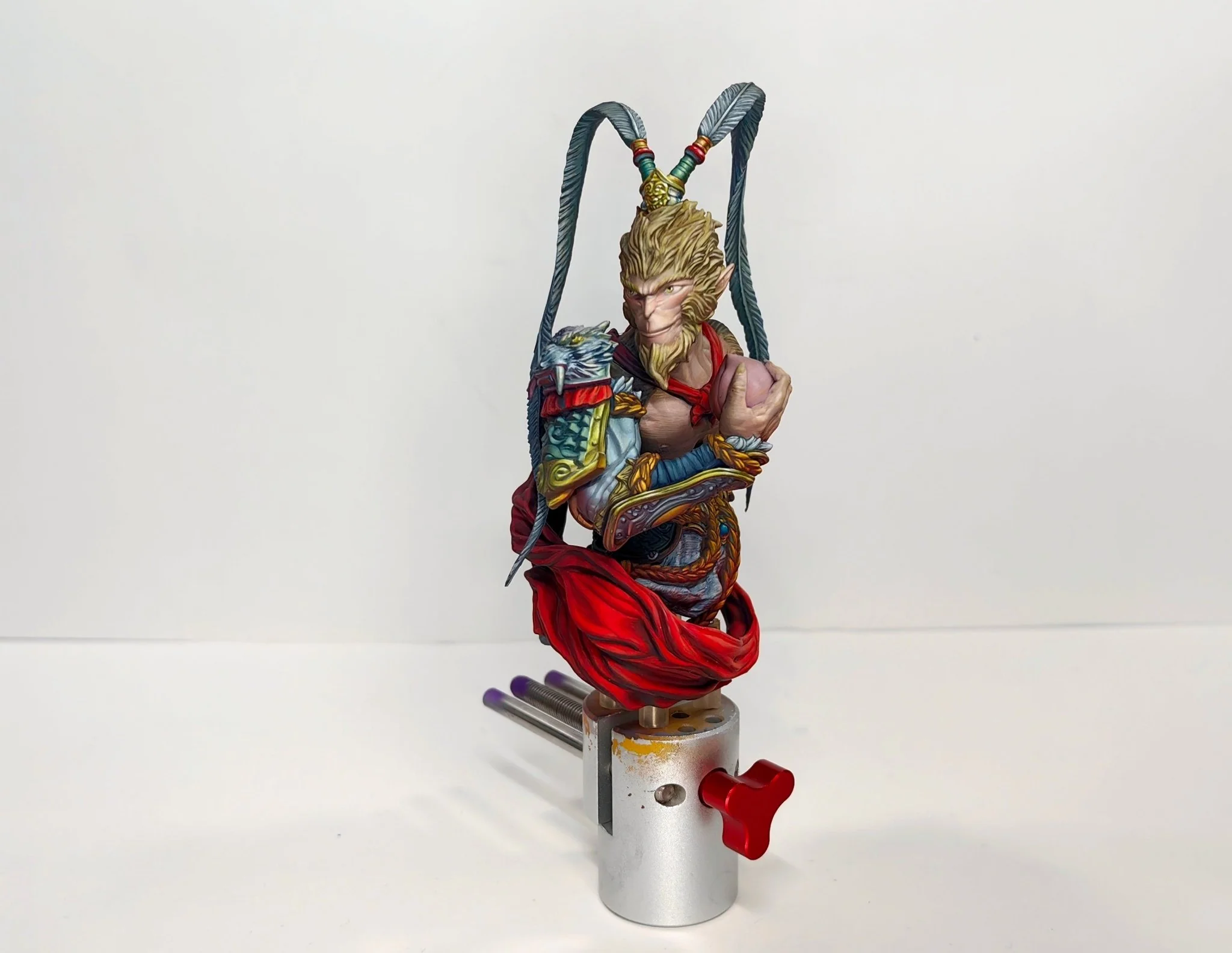 2d comic color comic figure repaint-Monkey King-half body - Image 3