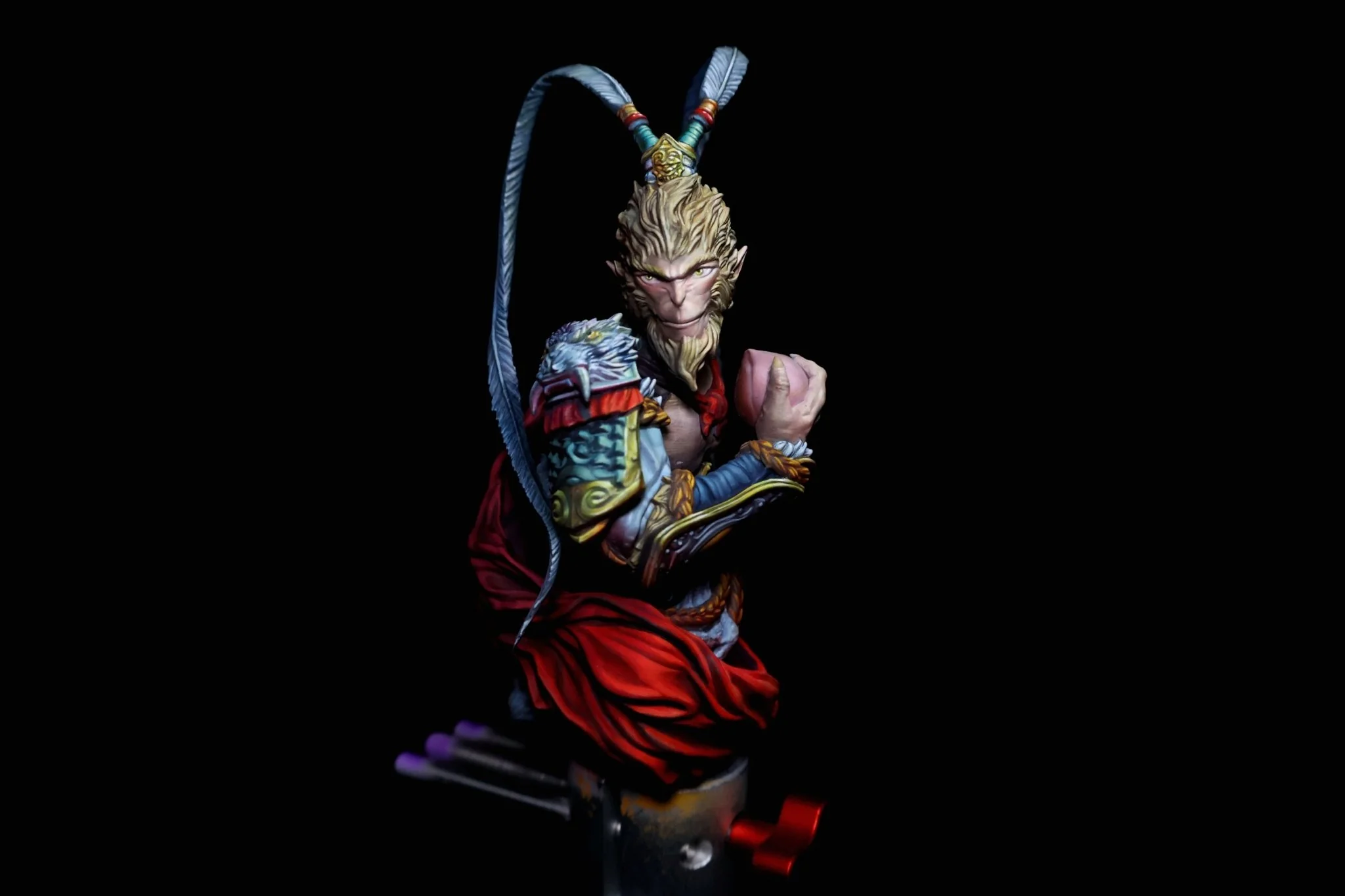 2d comic color comic figure repaint-Monkey King-half body - Image 4