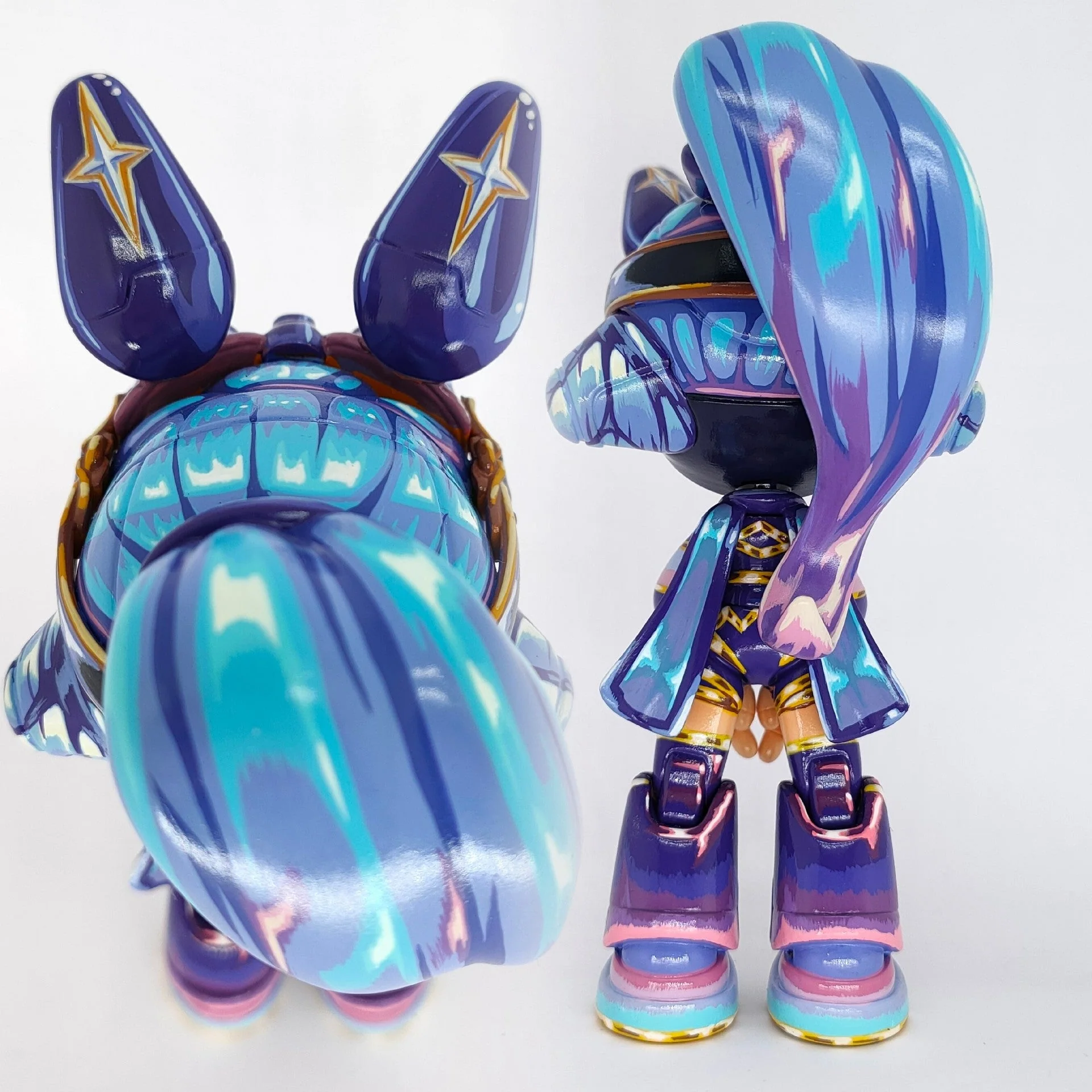 2d comic color comic figure repaint-topupu robot - Image 2
