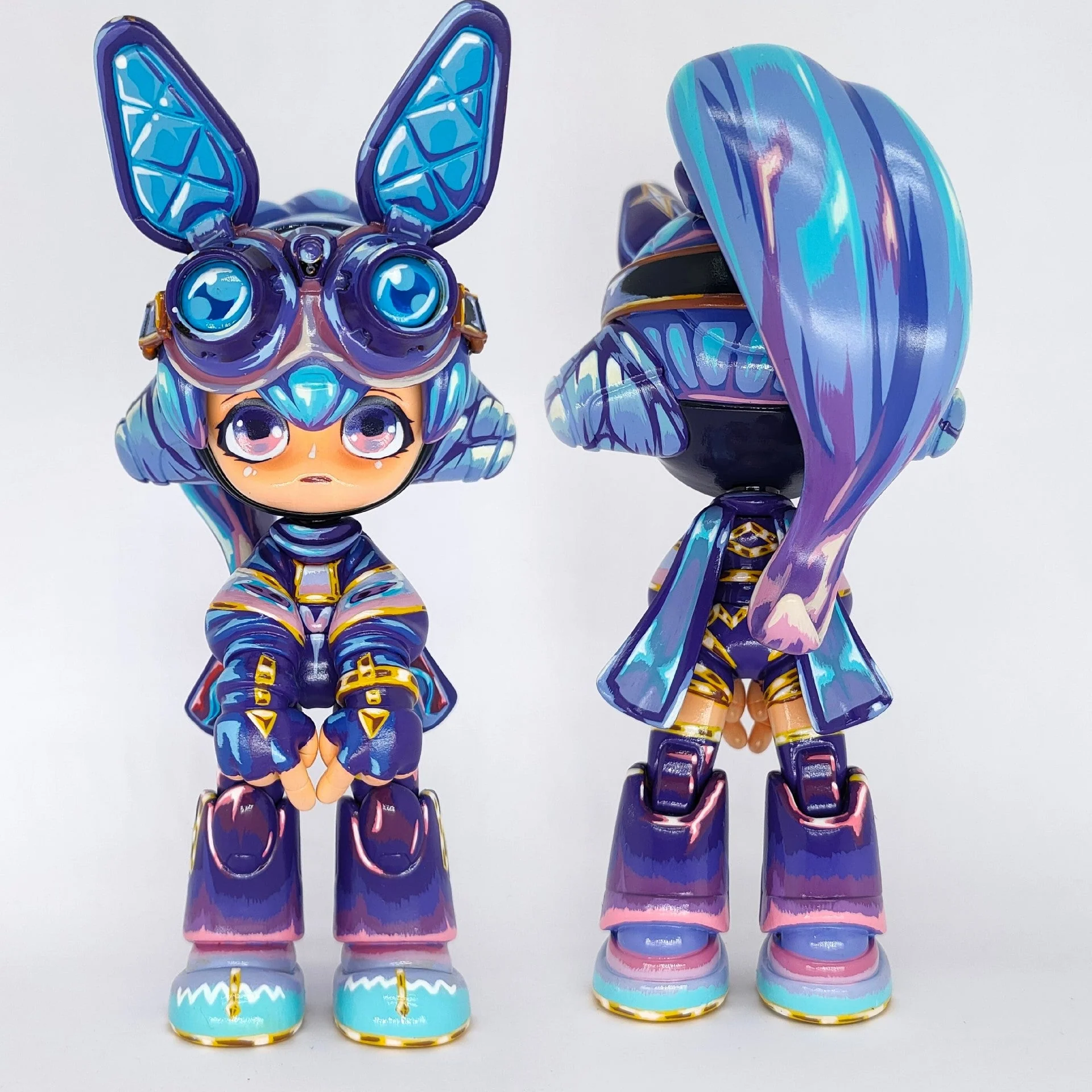 2d comic color comic figure repaint-topupu robot - Image 5