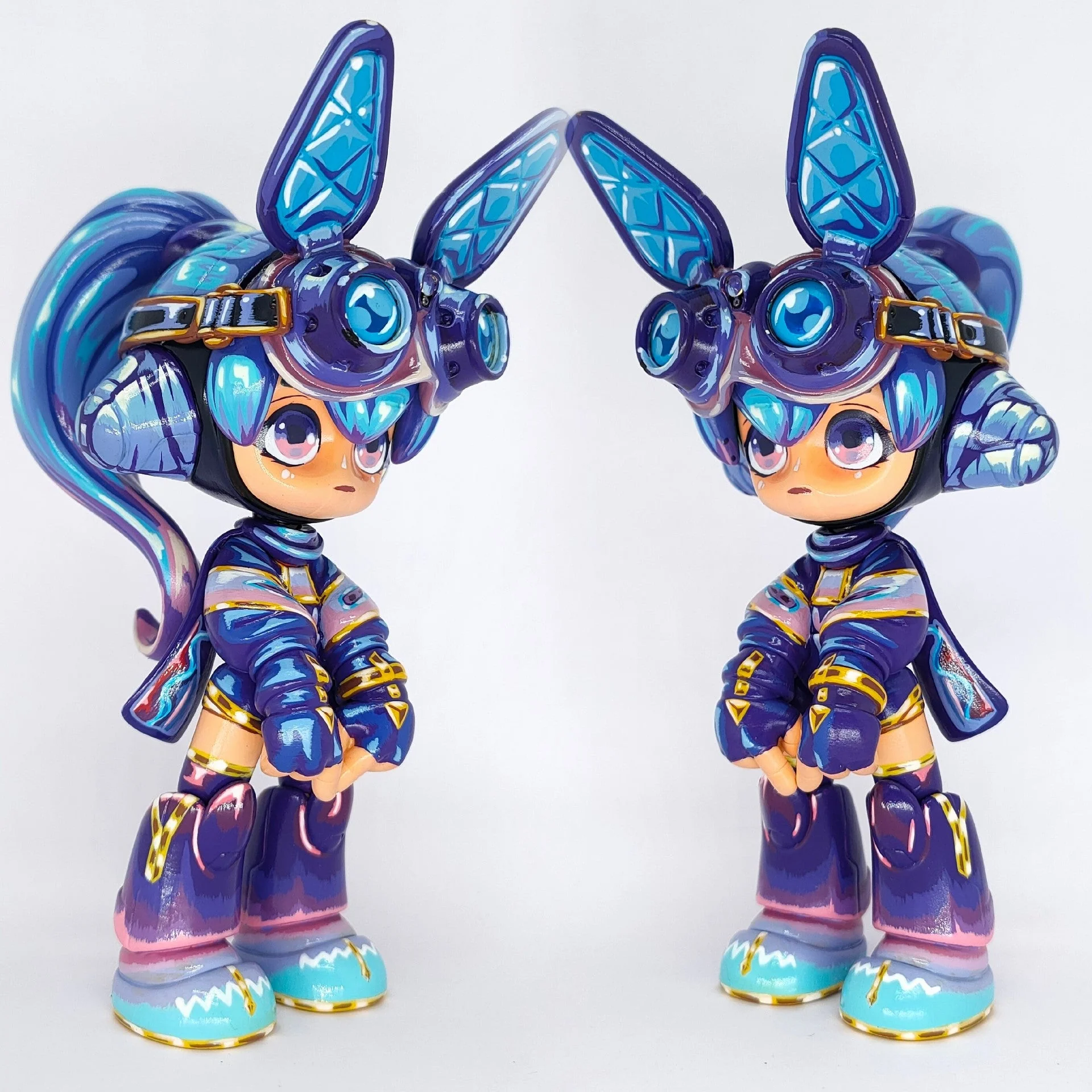 2d comic color comic figure repaint-topupu robot - Image 6