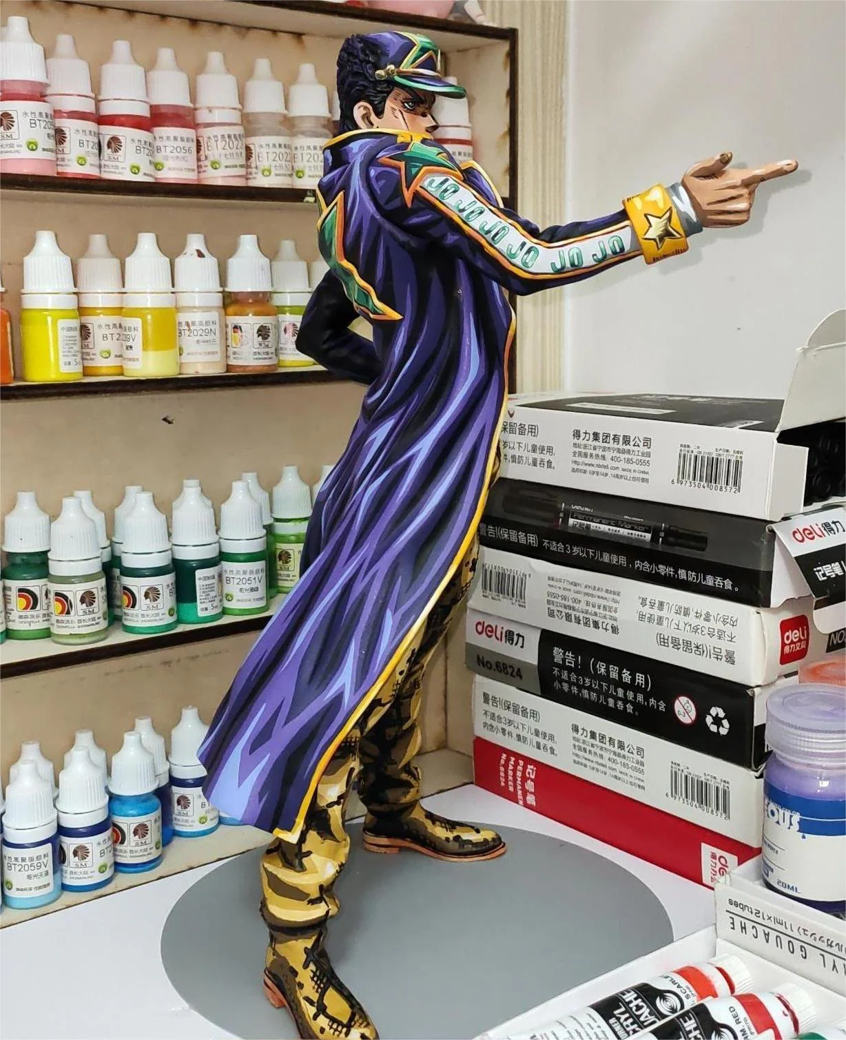 2d comic color comic JOJO figure repaint-Jotaro - Image 4