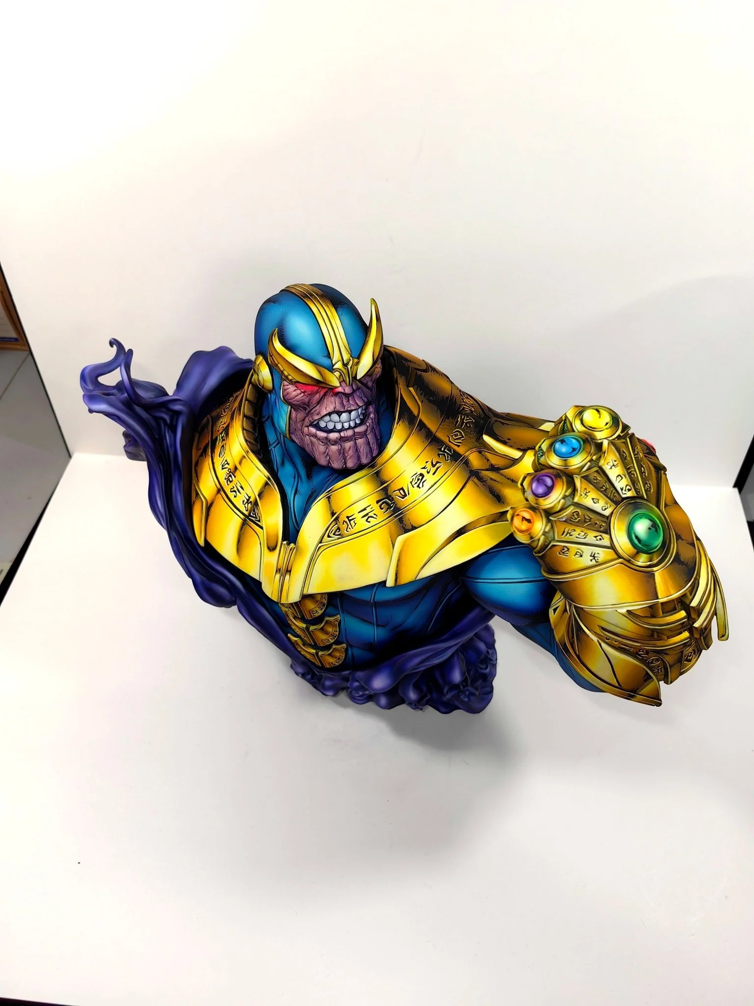 2d comic color comic marvel figure repaint-Thanos-half body - Image 8
