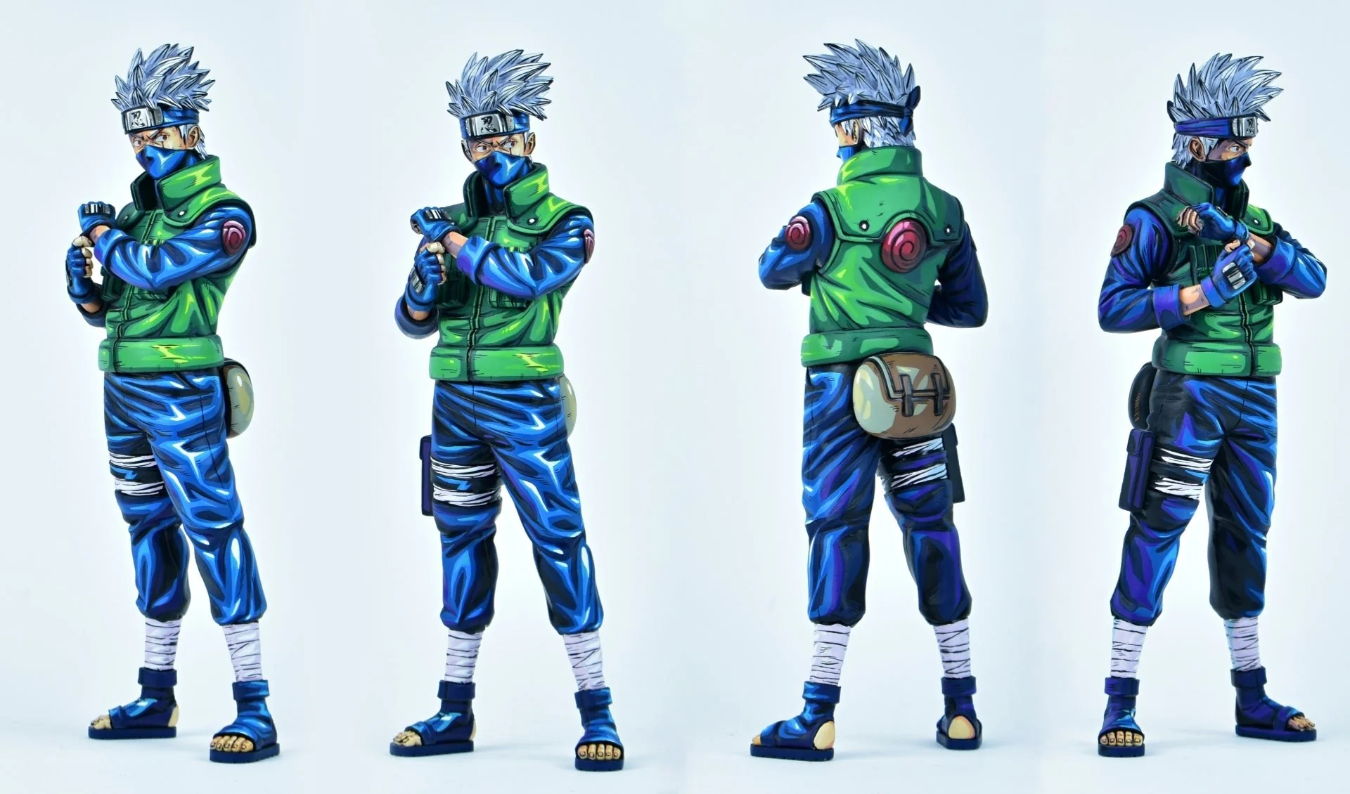 2d comic color comic Naruto figure repaint-Kakashi - Image 3