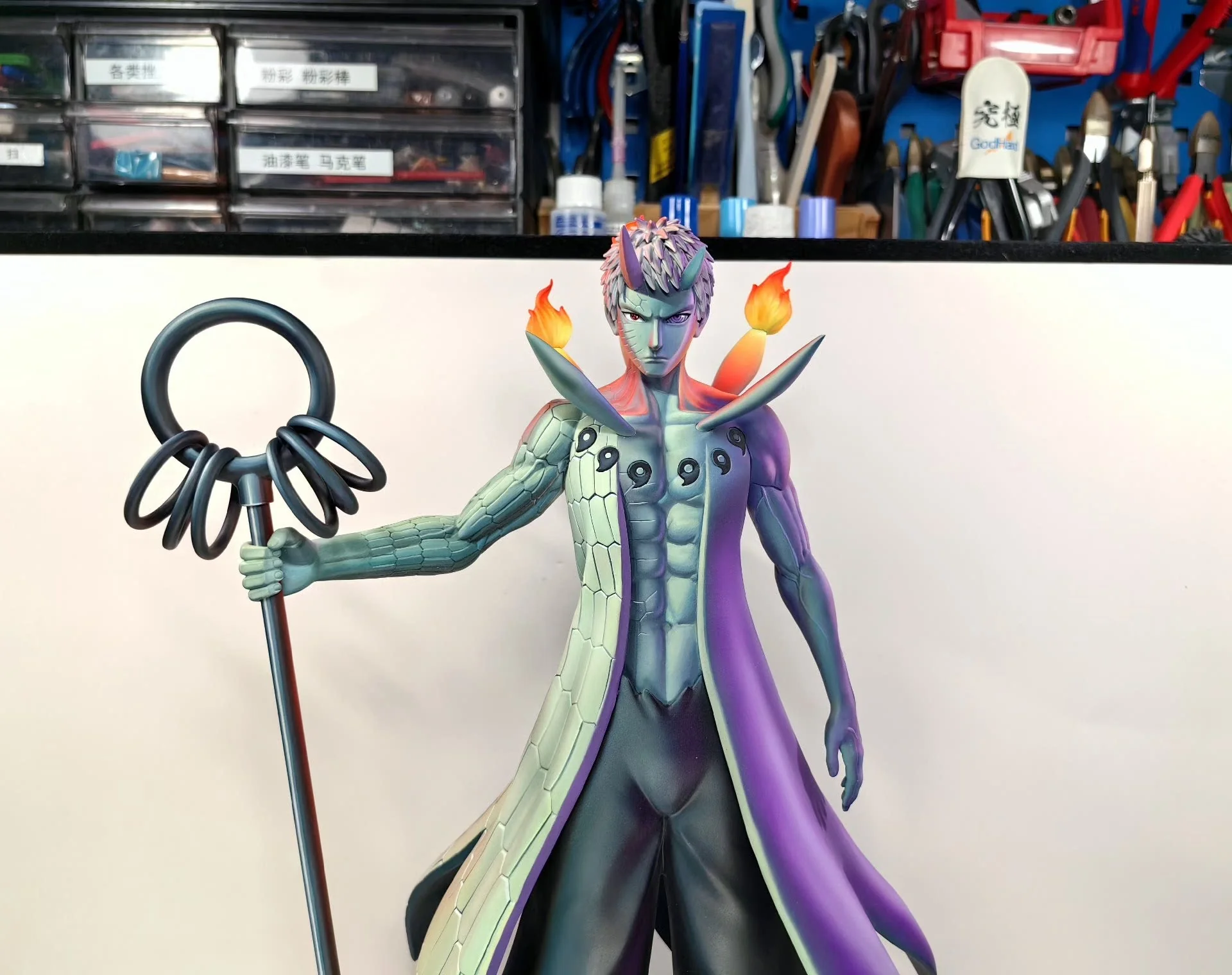 2d comic color comic Naruto figure repaint-Obito Uchiha - Image 3