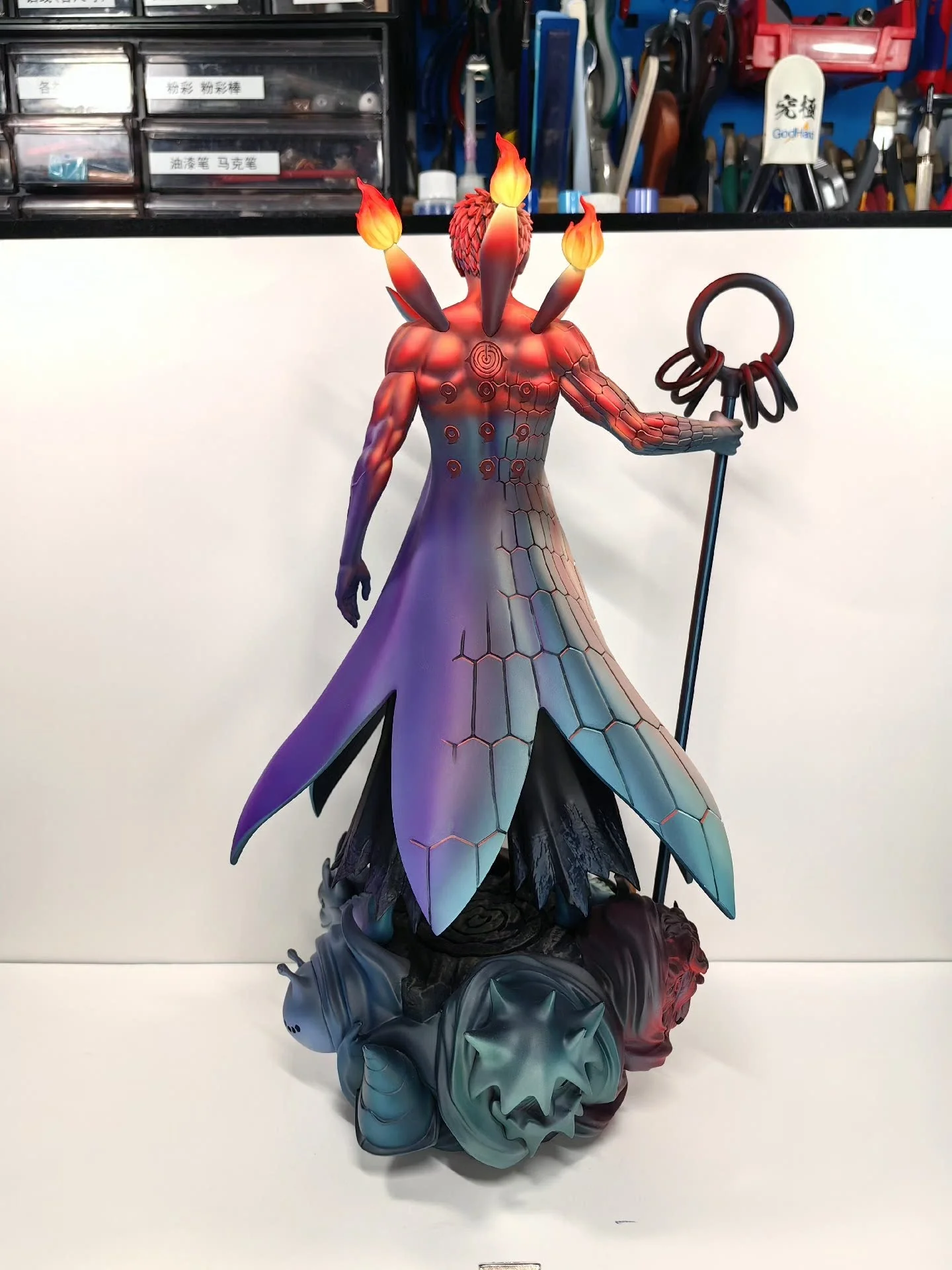 2d comic color comic Naruto figure repaint-Obito Uchiha - Image 5