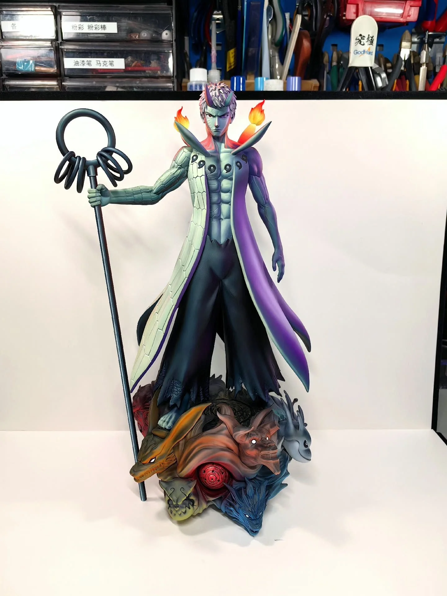2d comic color comic Naruto figure repaint-Obito Uchiha - Image 6