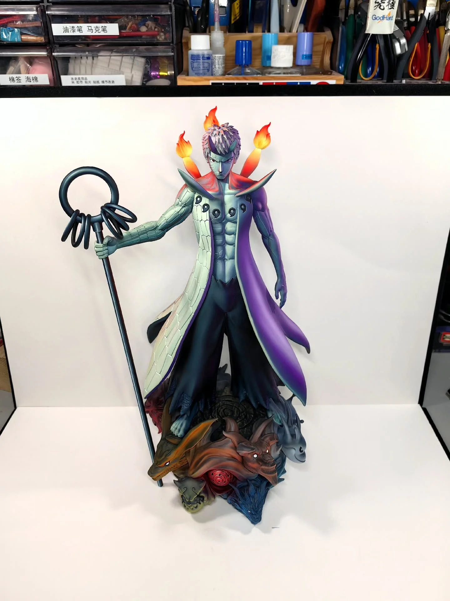 2d comic color comic Naruto figure repaint-Obito Uchiha - Image 7