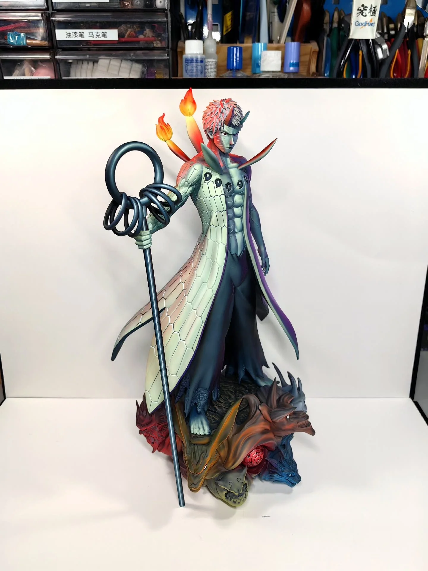 2d comic color comic Naruto figure repaint-Obito Uchiha - Image 8