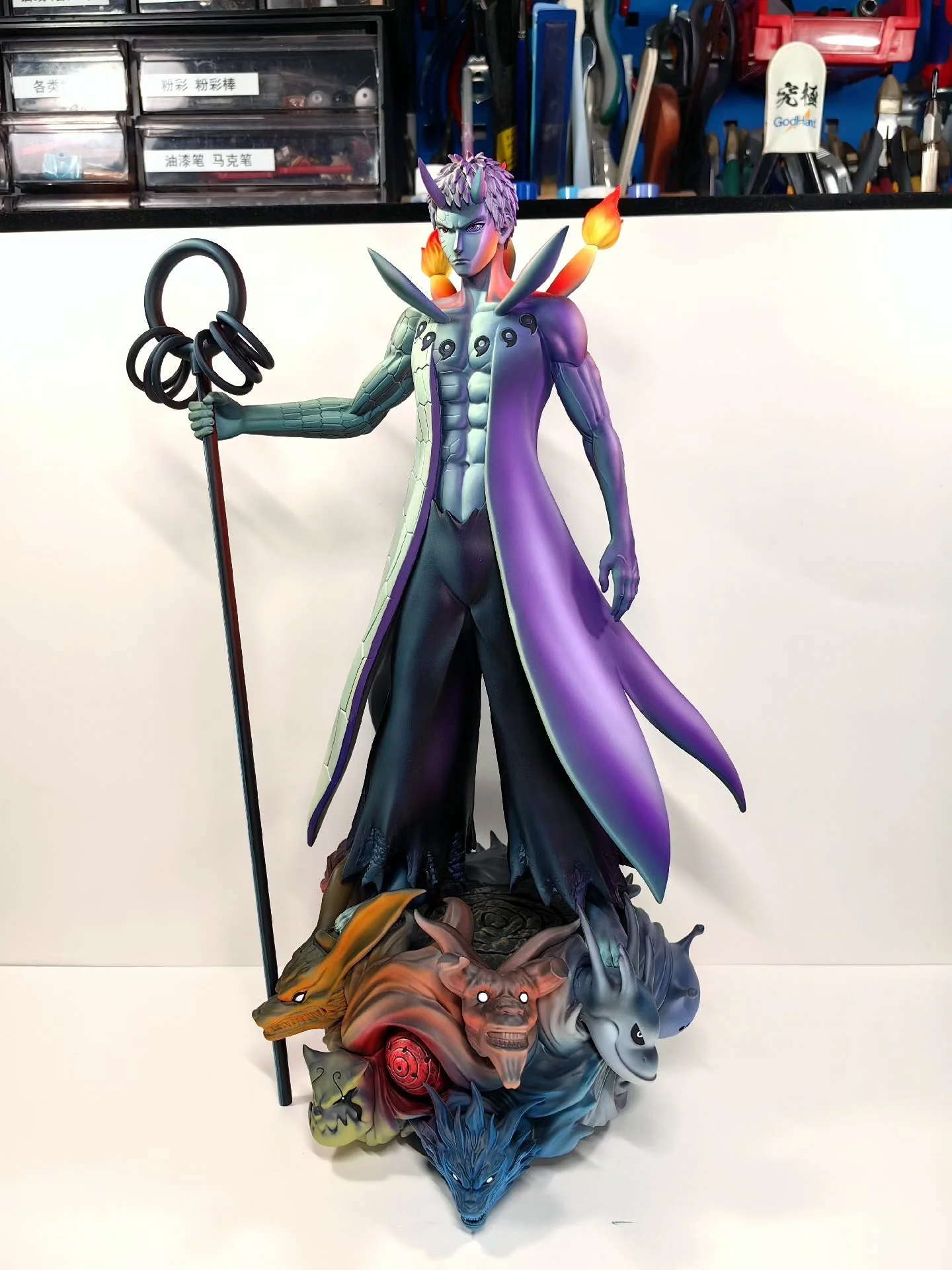 2d comic color comic Naruto figure repaint-Obito Uchiha - Image 9