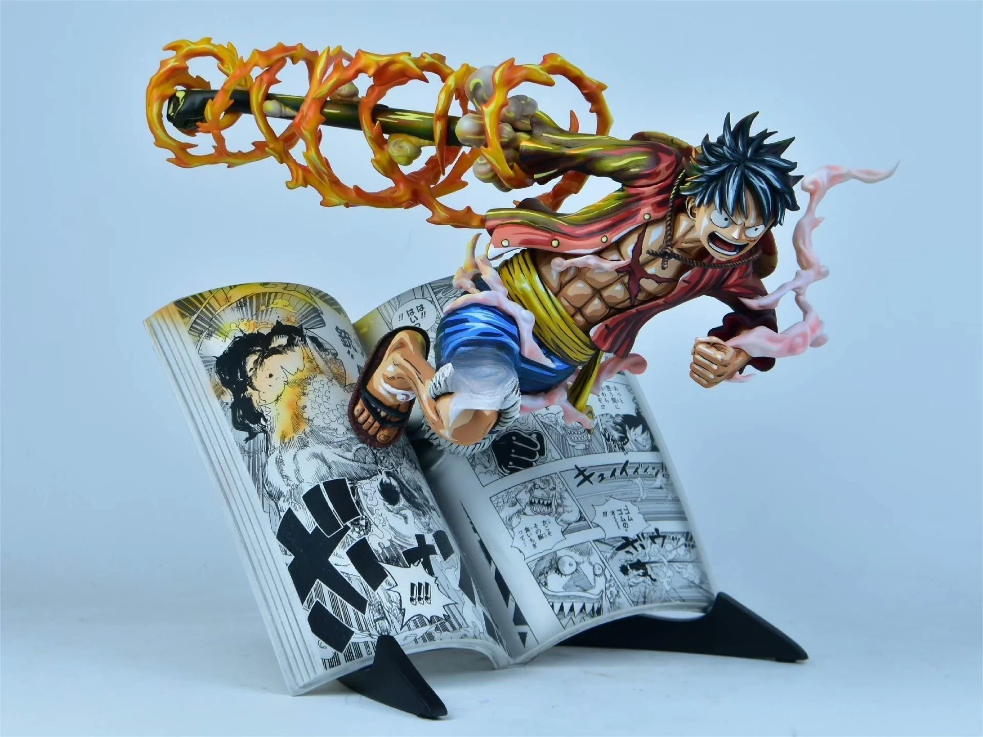2d comic color comic One piece figure repaint-Luffy - Image 3