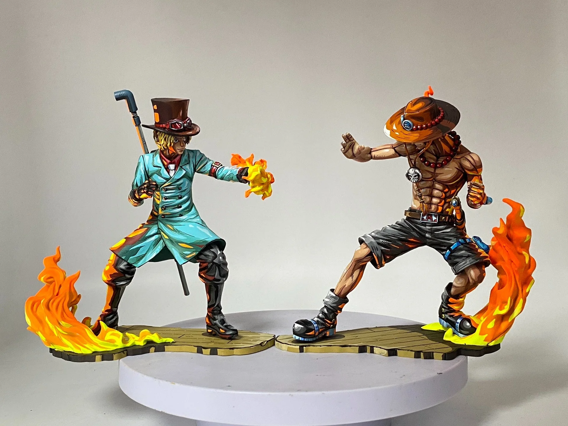 2d comic color comic onepiece figure repaint-ace - Image 2