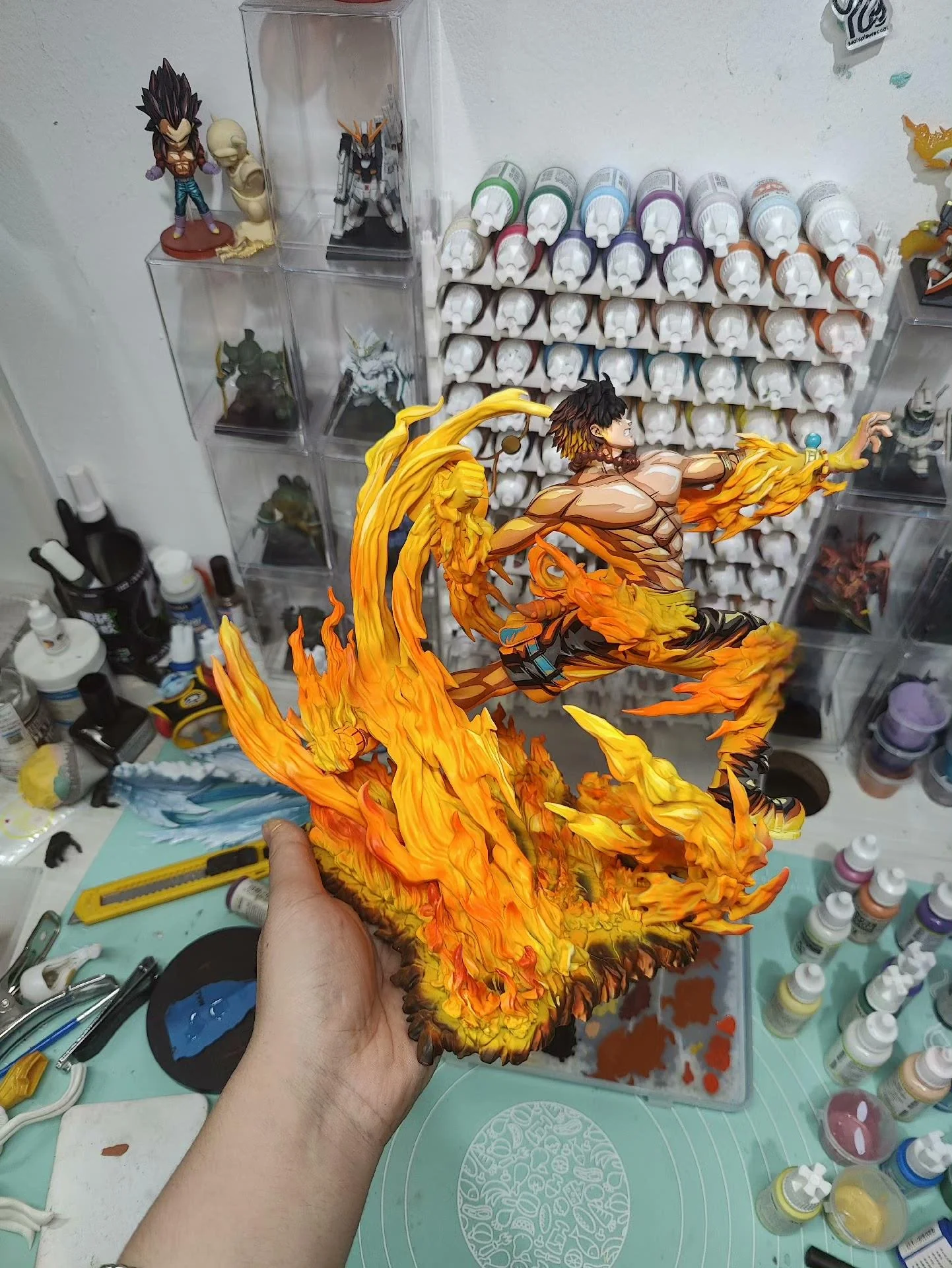 2d comic color comic onepiece figure repaint-ace - Image 2