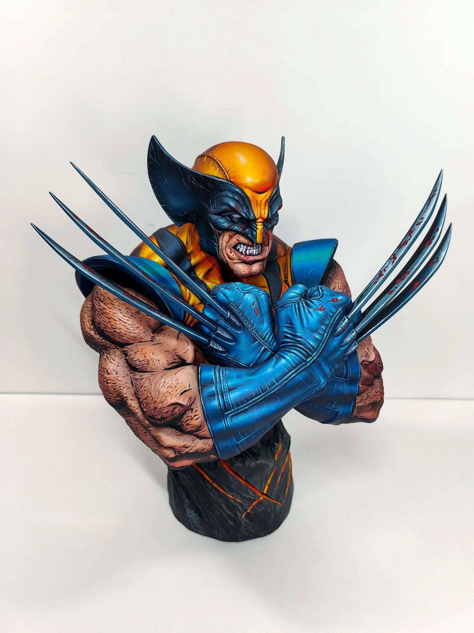 2d comic color comic x-men figure repaint-wolverine - Image 3