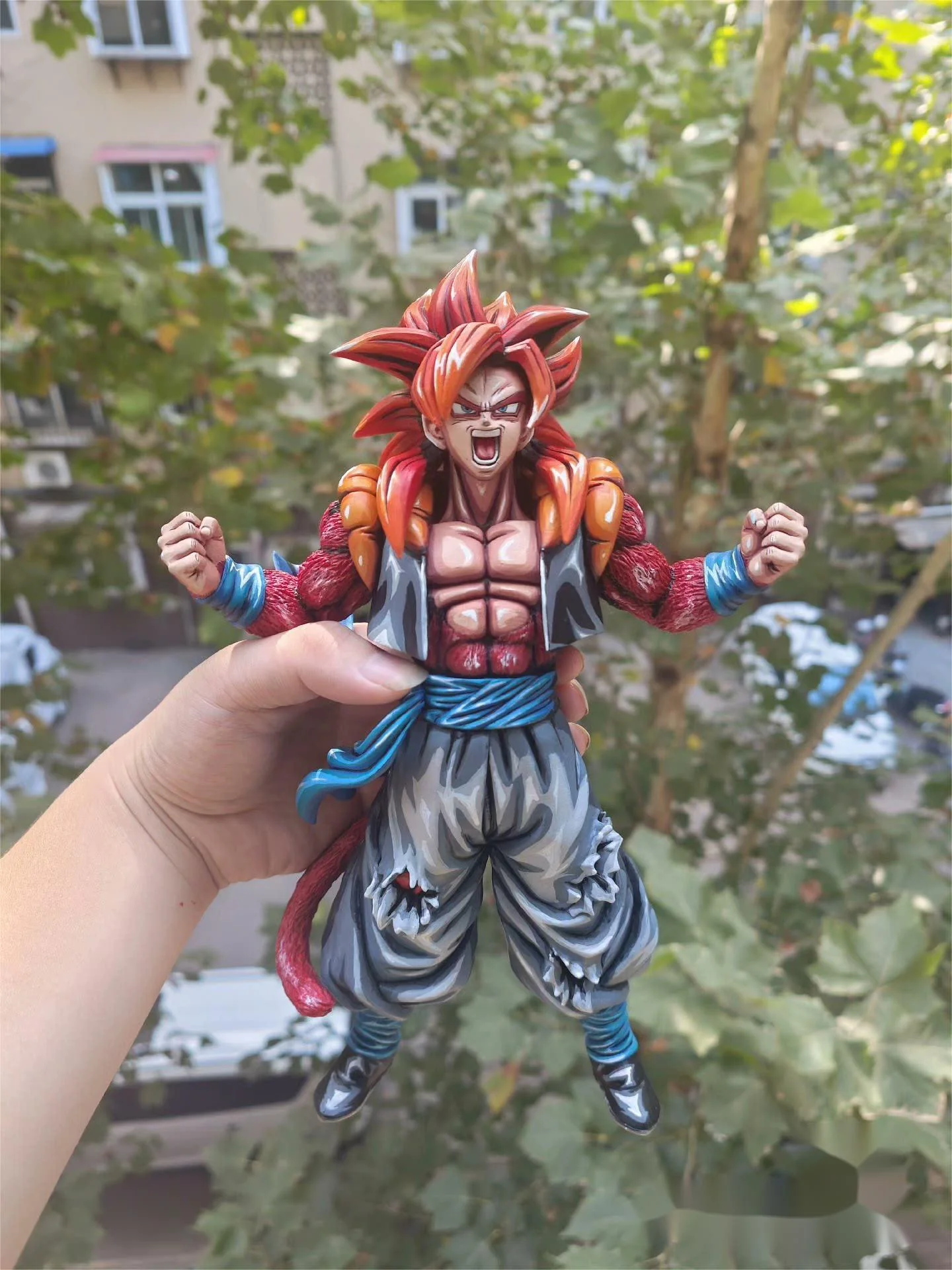 2d comic color Dragon Ball figure repaint-Gogeta-ssj4-super - Image 5