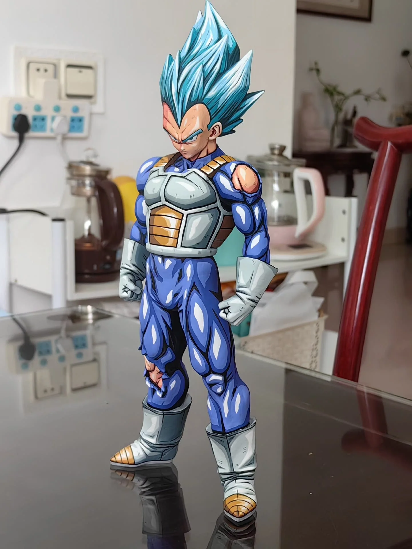 2d comic color dragonball figure repaint-blue vegeta - Image 4