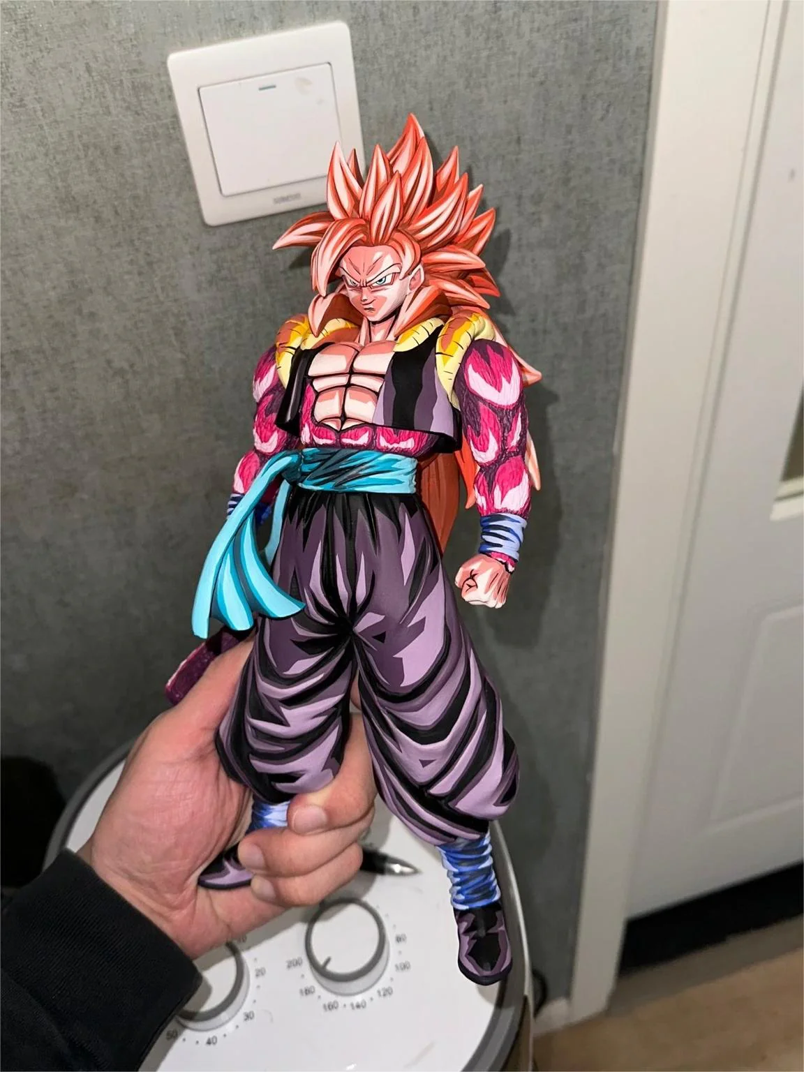 2d comic color dragonball figure repaint- ssj4 gegota - Image 5