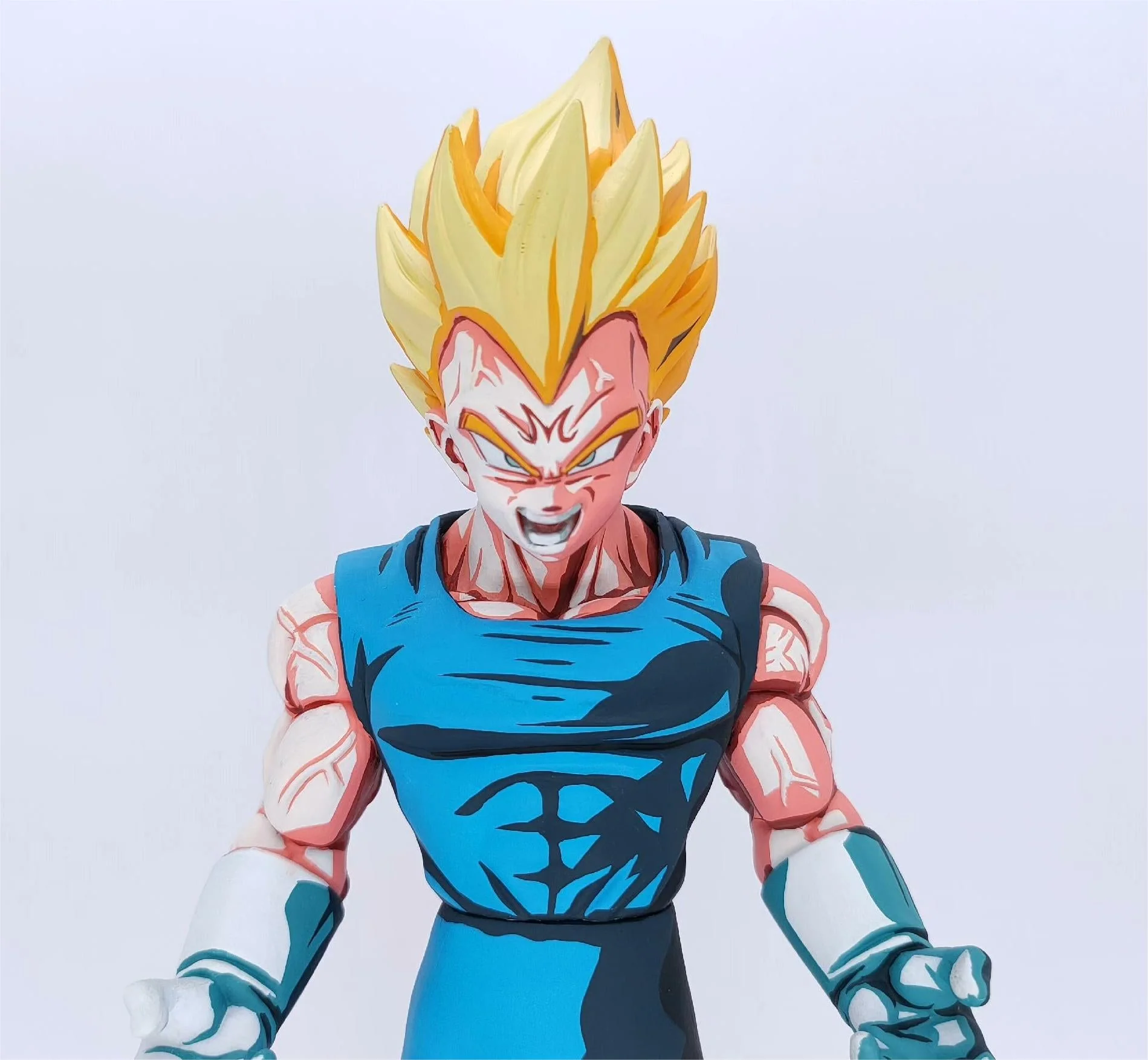 2d comic color dragonball figure repaint-vegeta-stand - Image 5