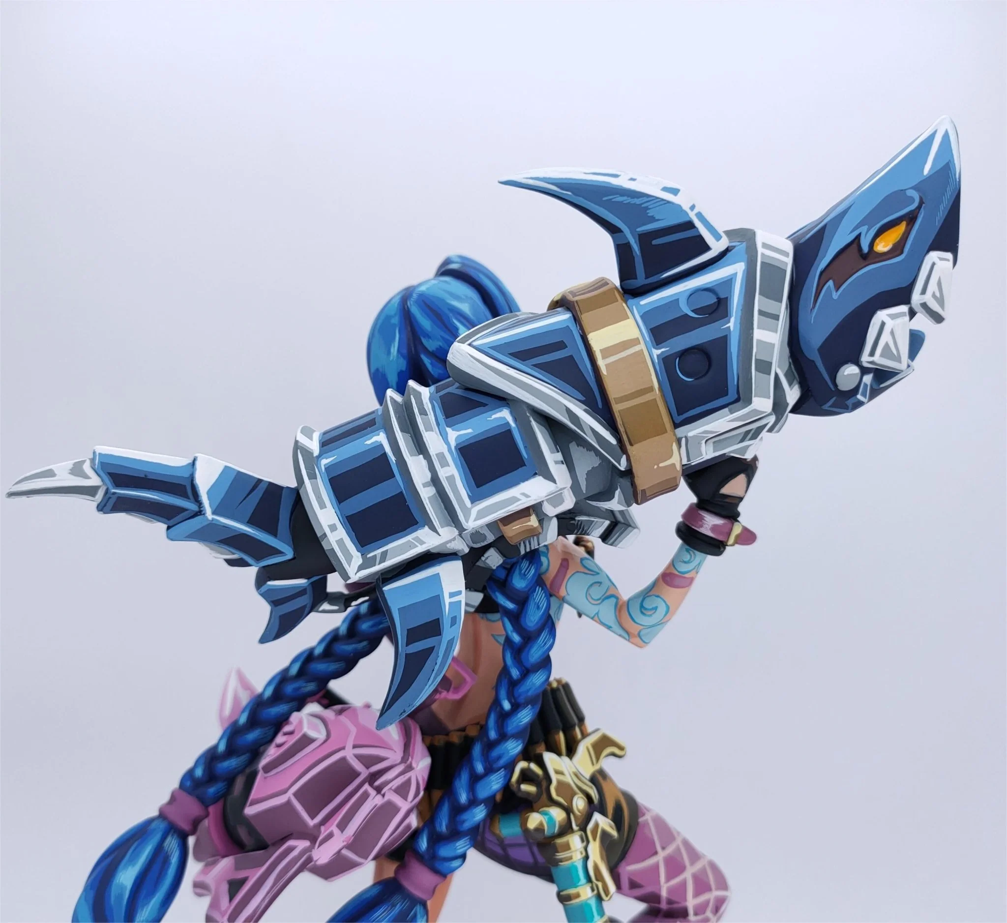 2d comic color League of Legends figure repaint-Jinx - Image 3