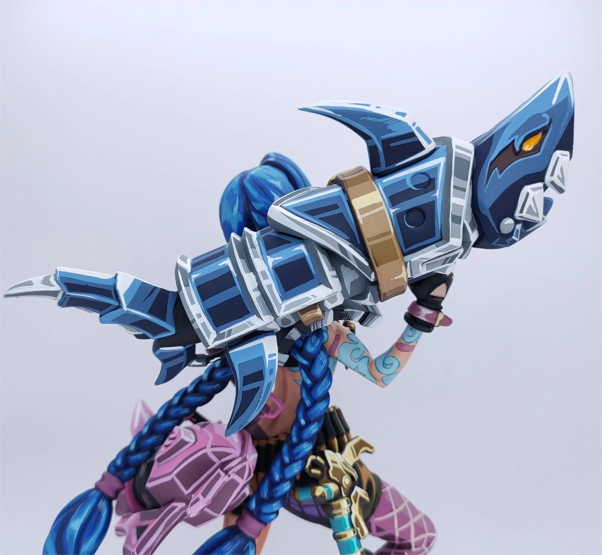 2d comic color League of Legends figure repaint-Jinx - Image 4