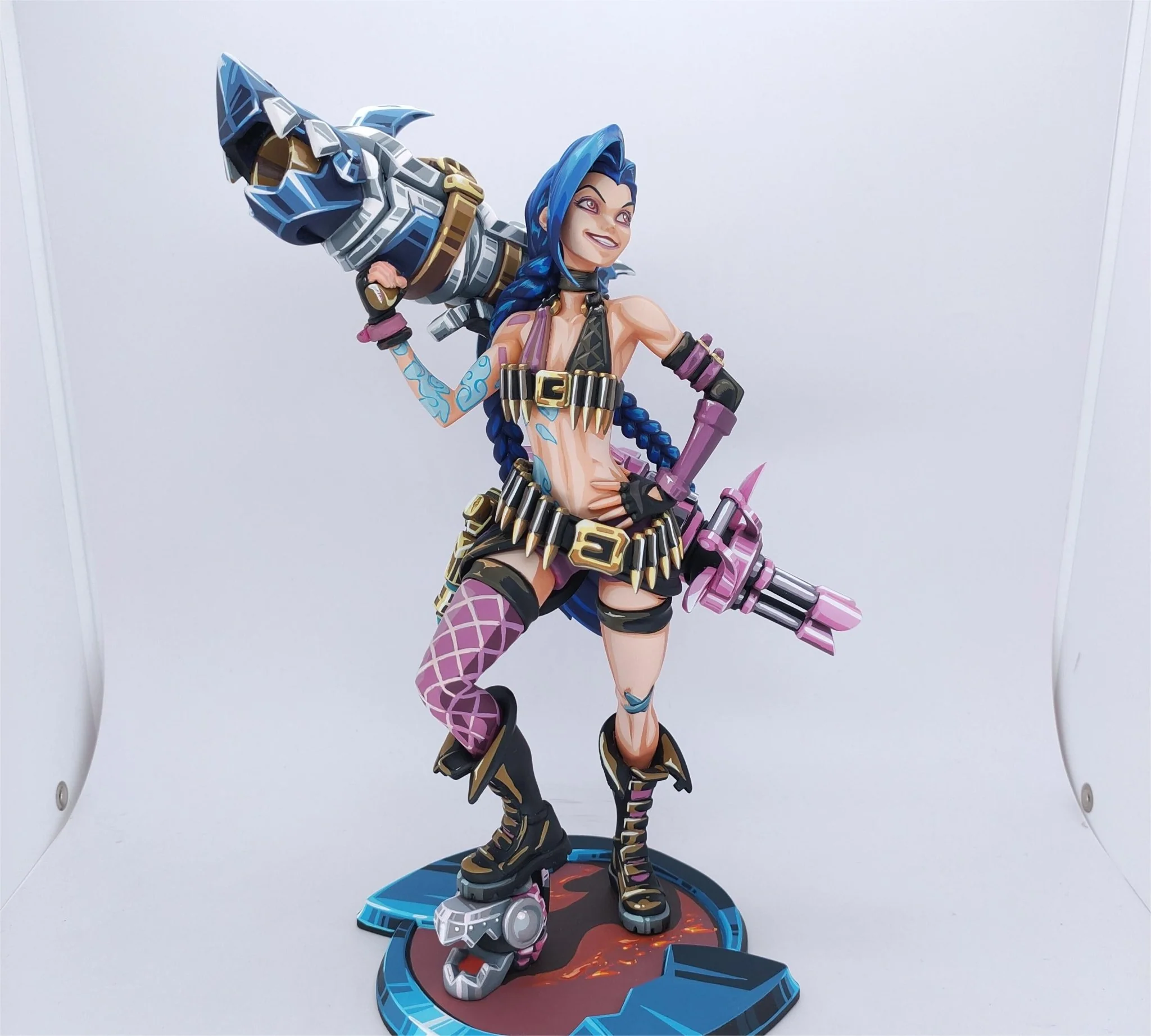 2d comic color League of Legends figure repaint-Jinx - Image 5