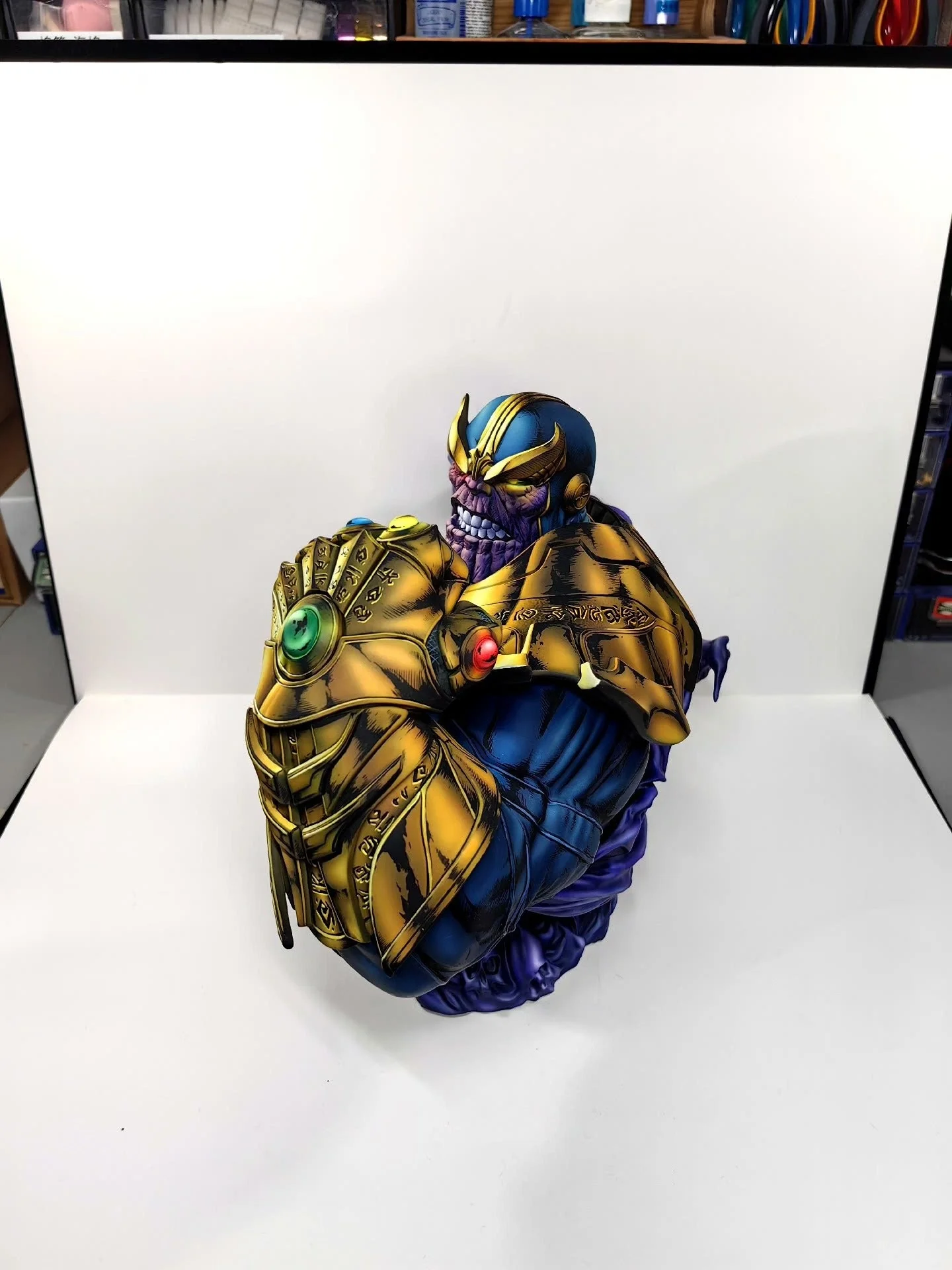 2d comic color marvel figure repaint-thanos - Image 3